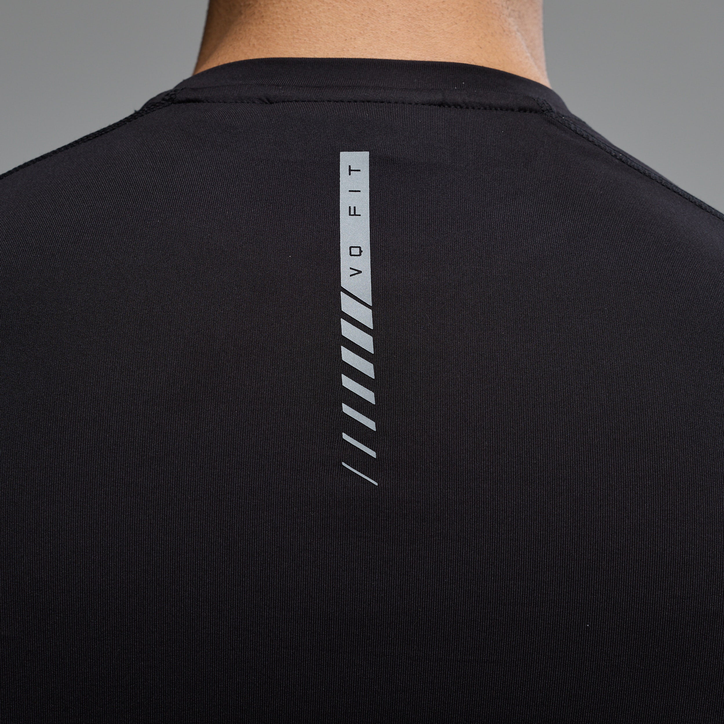 ACADEMY BLACK SLIM FIT PERFORMANCE T SHIRT