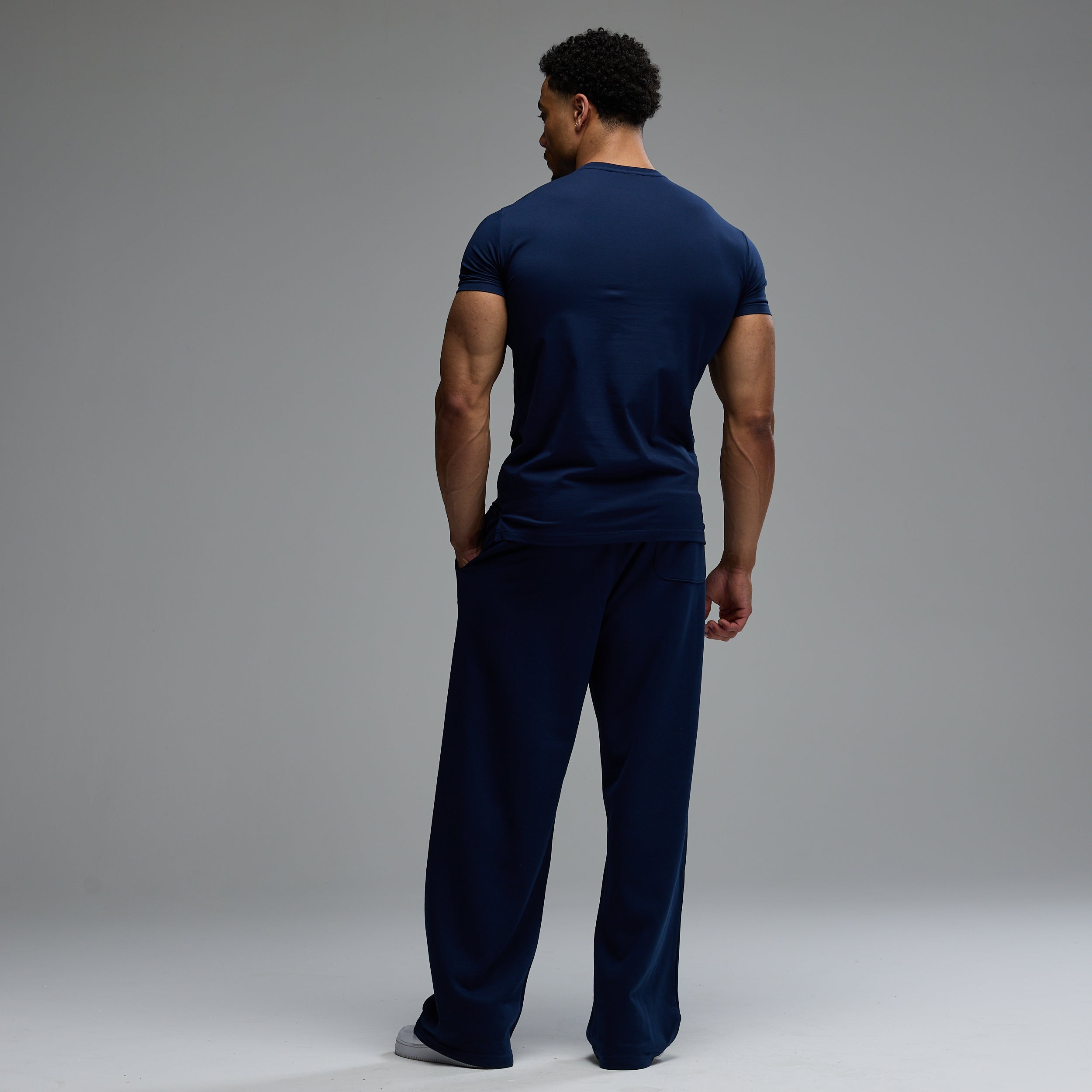 Vanquish Essential Navy Slim Fit Short Sleeve T Shirt