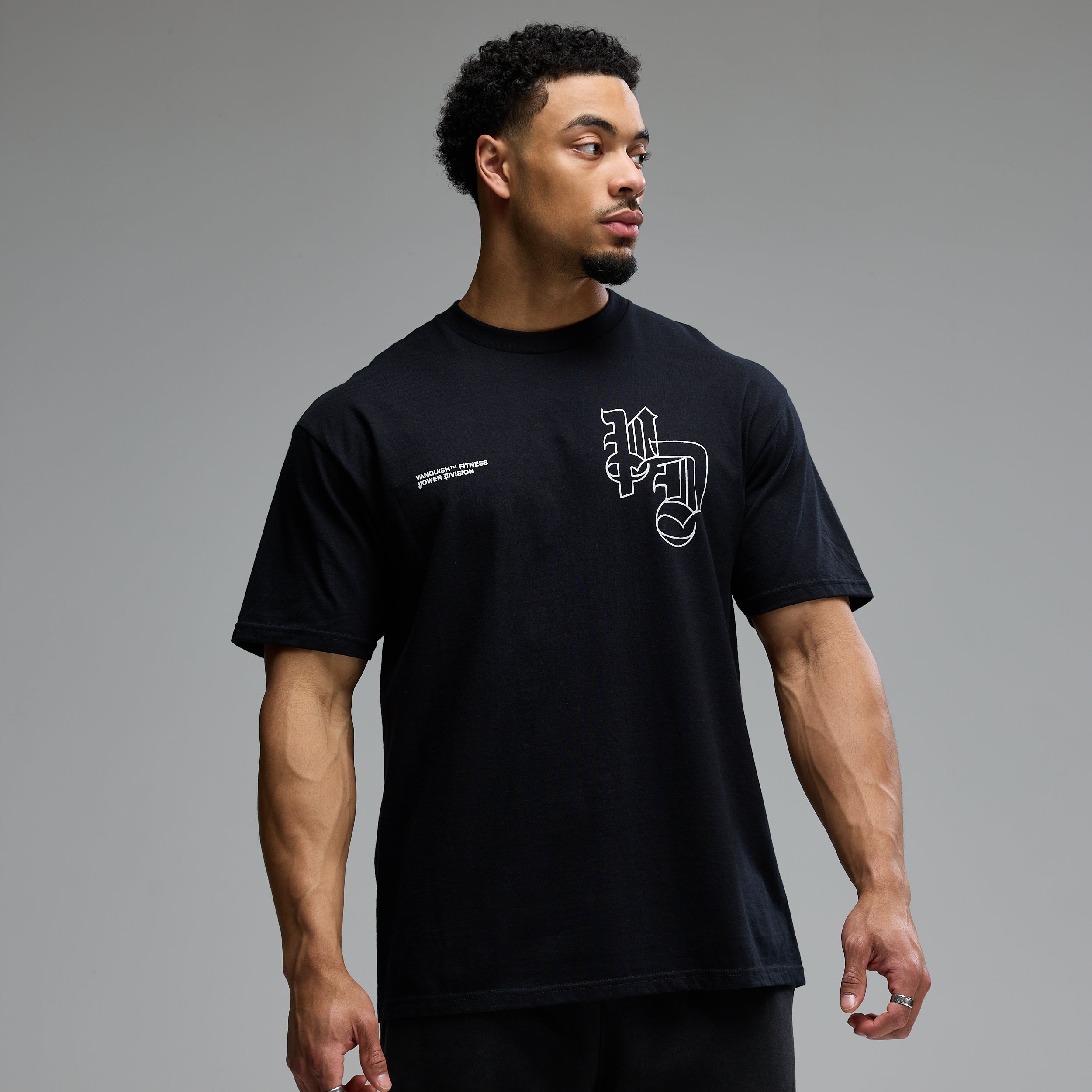 REVOLVE POWER DIVISION BLACK OVERSIZED BOXY T SHIRT