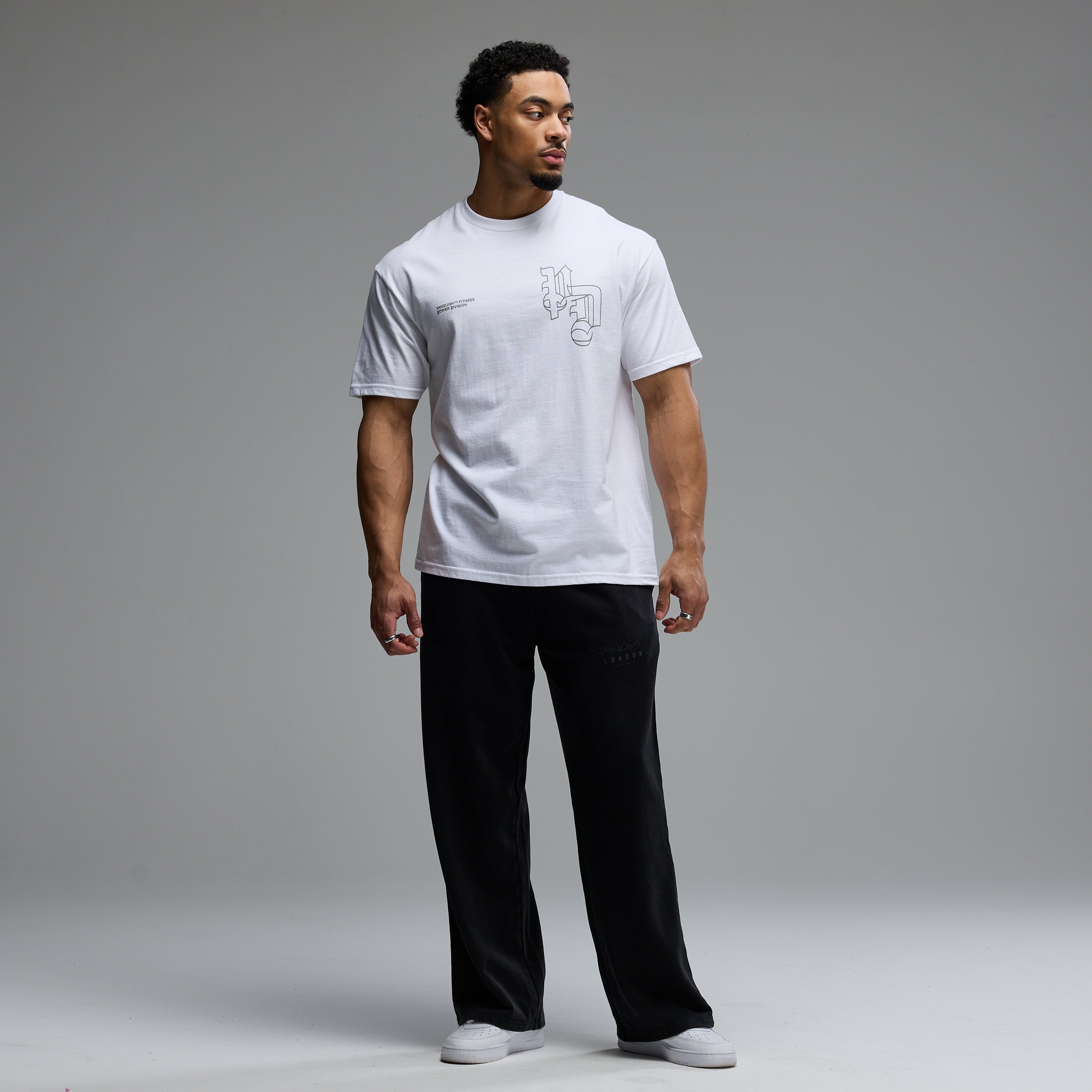 REVOLVE POWER DIVISION WHITE OVERSIZED BOXY T SHIRT