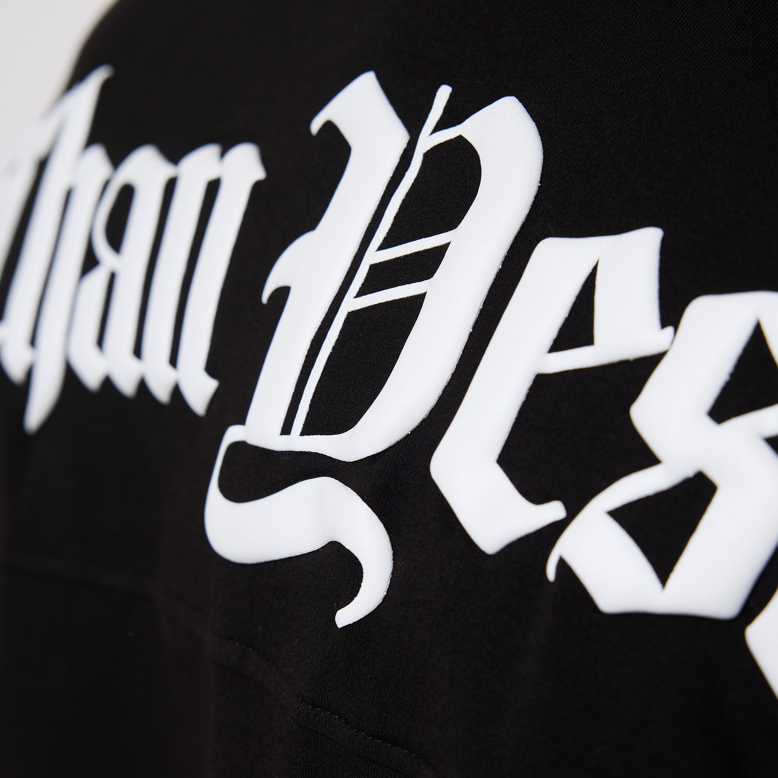 Vanquish Dark Script Black Oversized Long Sleeve T-Shirt