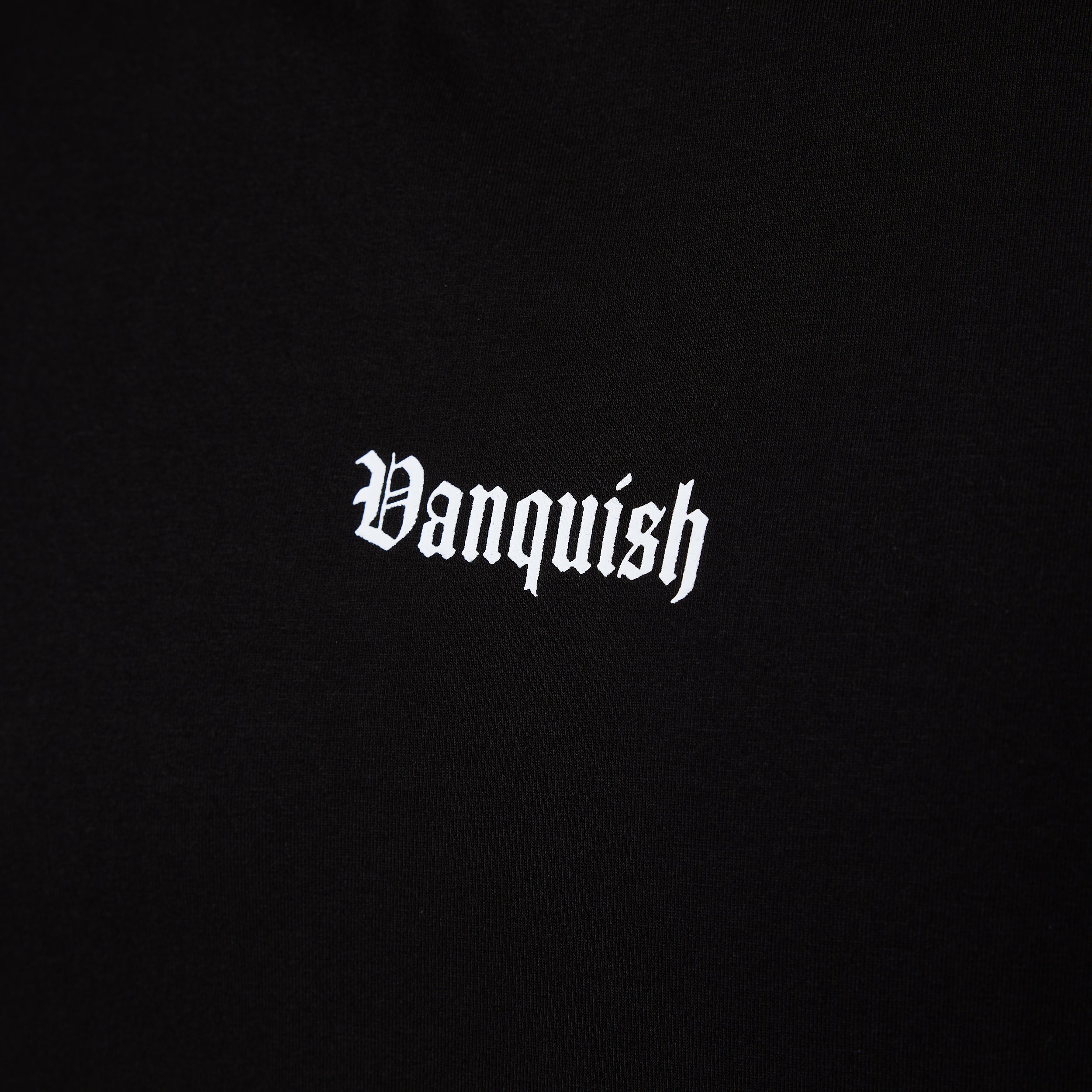 Vanquish Dark Script Black Sleeveless T-Shirt