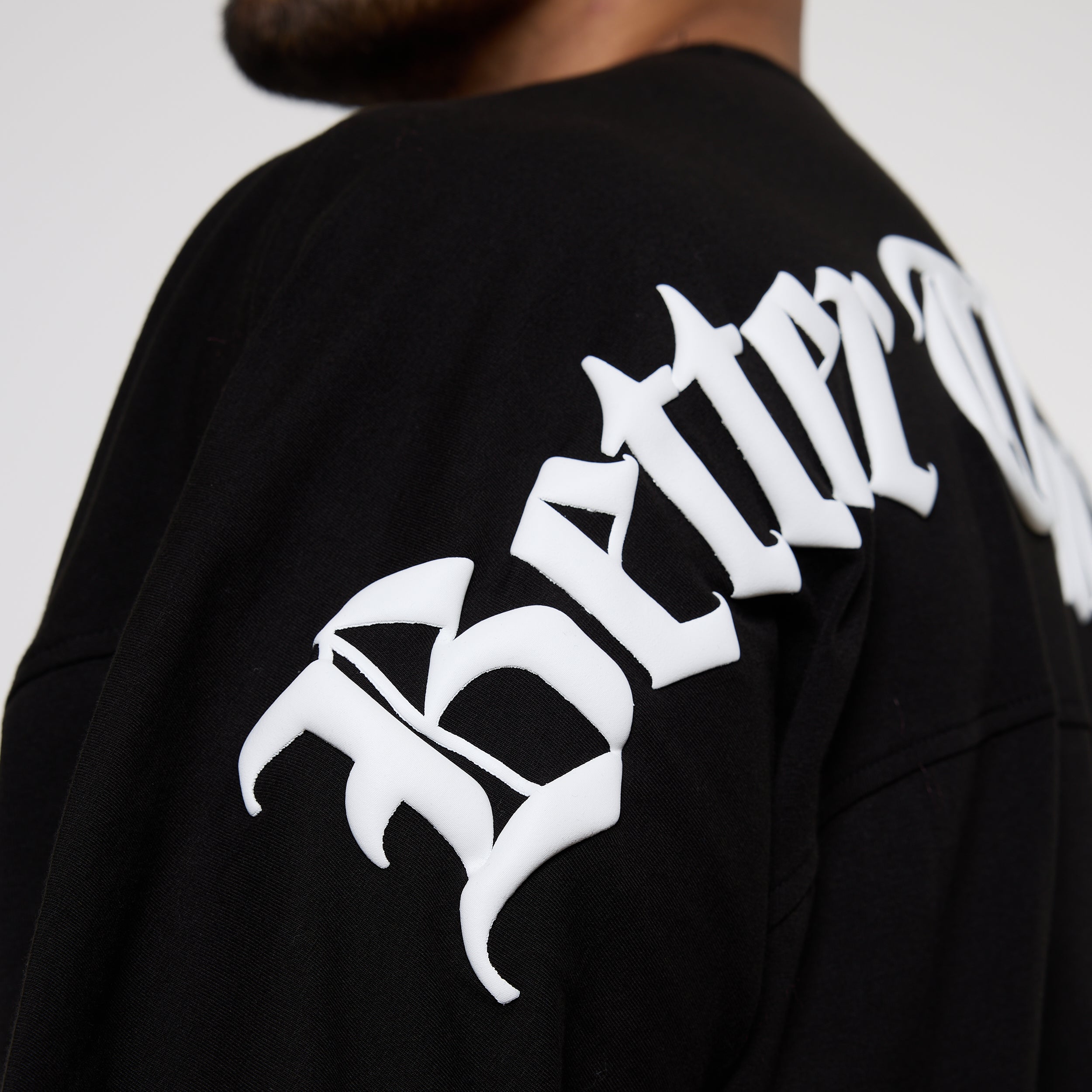 Vanquish Dark Script Black Oversized T-Shirt