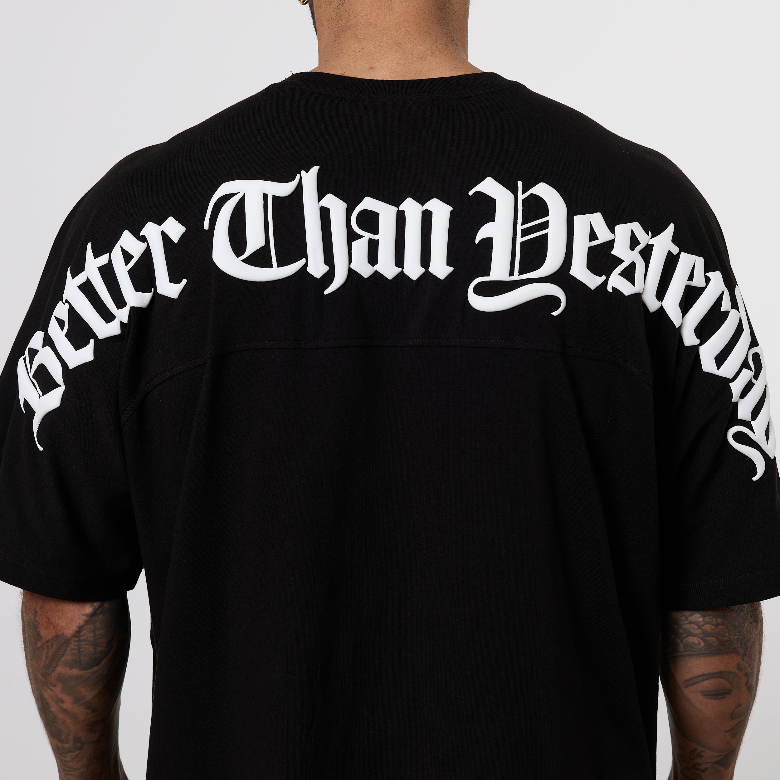Vanquish Dark Script Black Oversized T-Shirt
