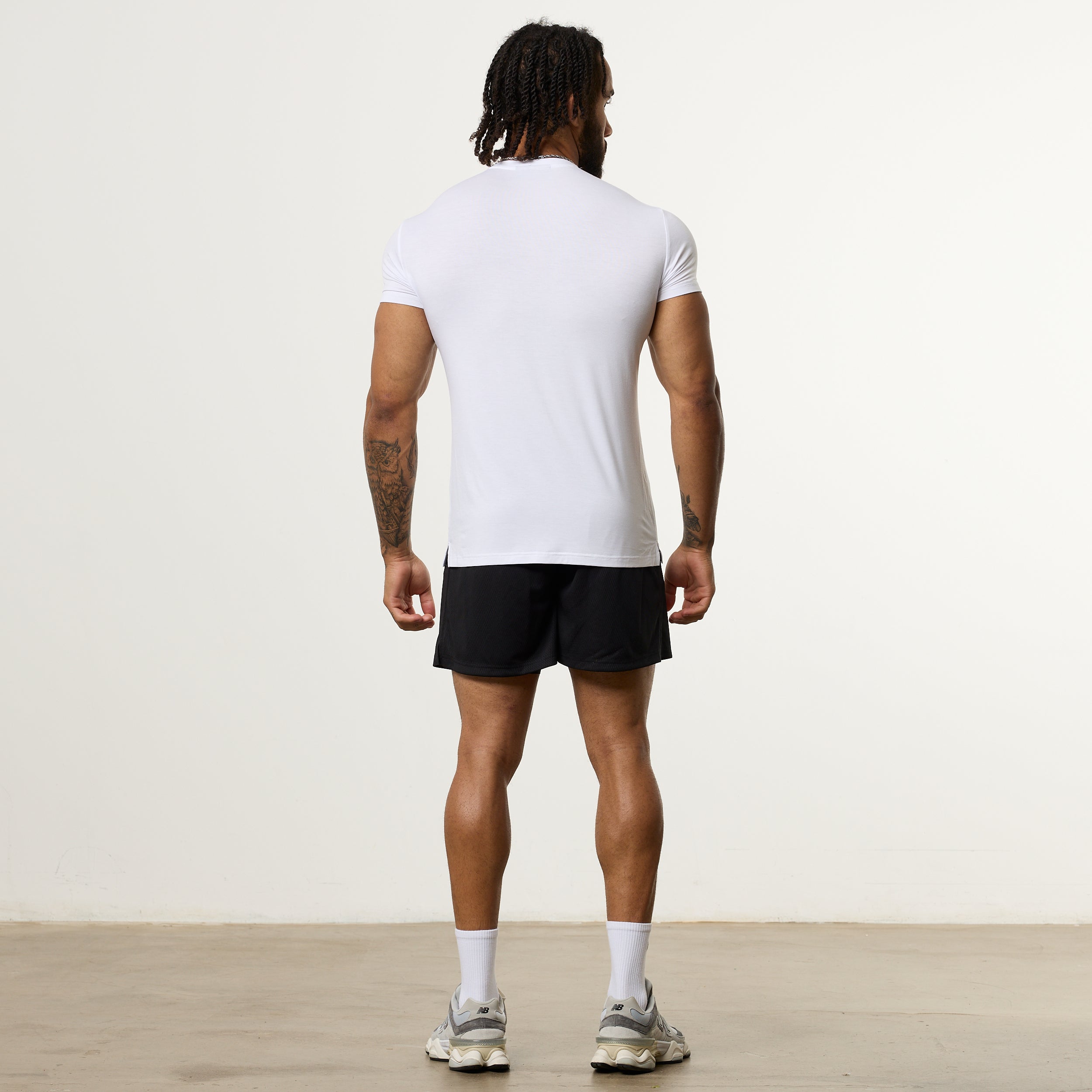 Vanquish Ultra Soft White Slim Fit T Shirt