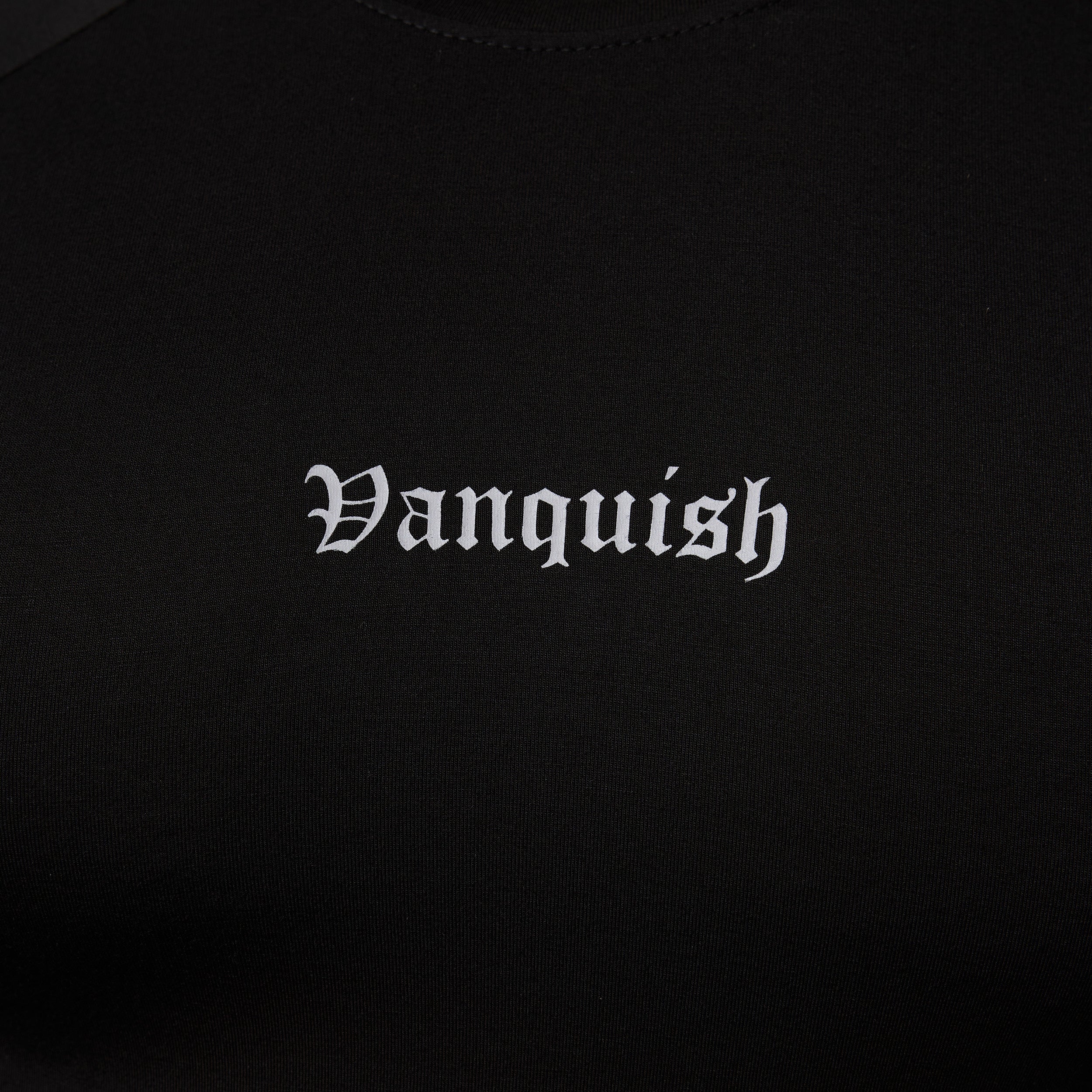 Vanquish Ultra Soft Black Long Sleeve Slim Fit T Shirt