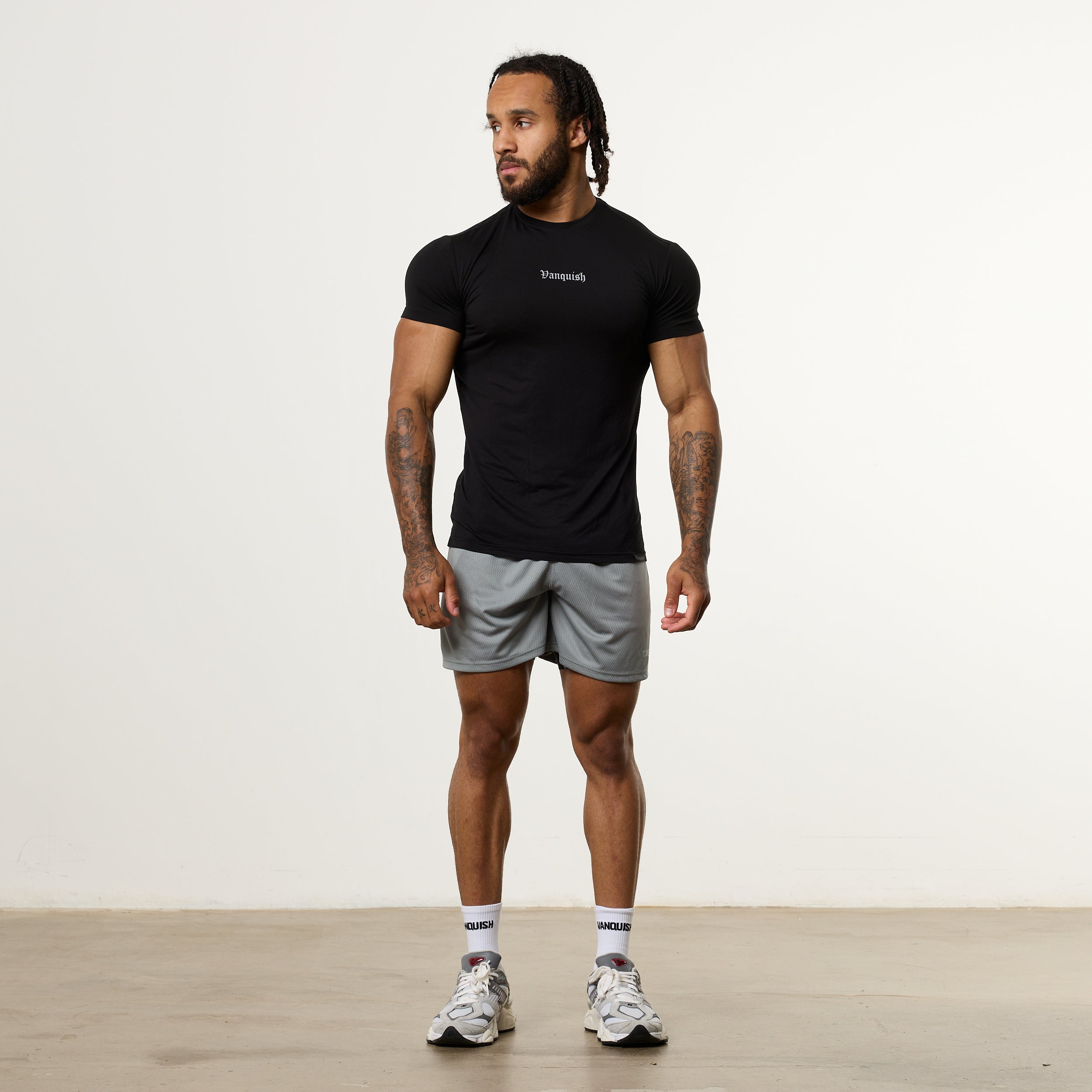 Vanquish Ultra Soft Black Slim Fit T Shirt
