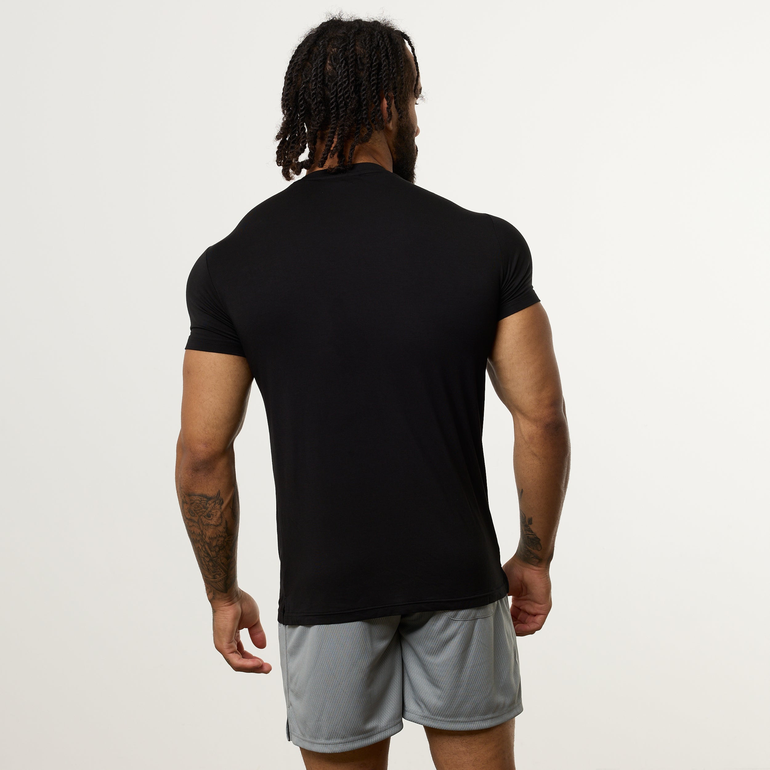 Vanquish Ultra Soft Black Slim Fit T Shirt