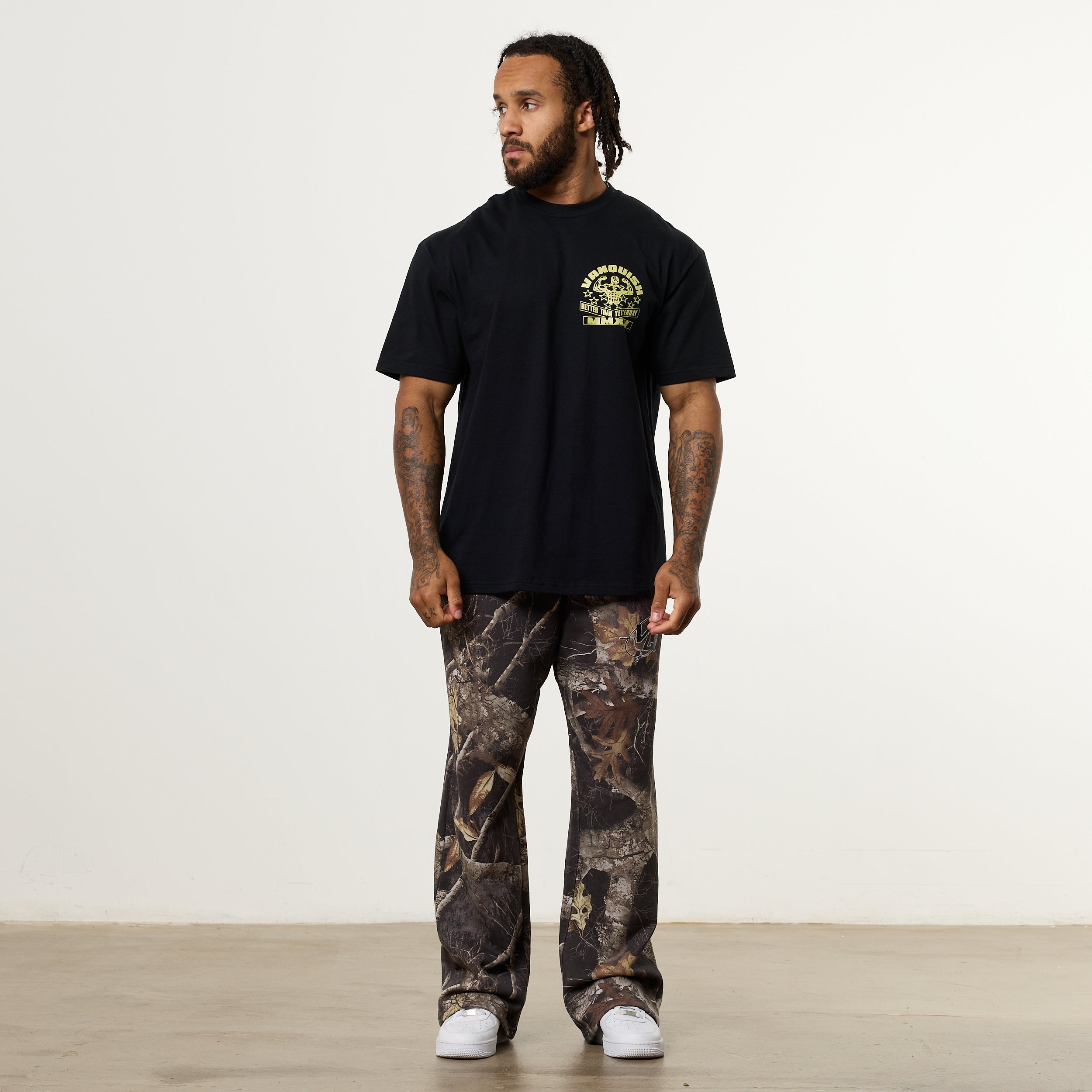 Vanquish Revolve Triumph Black Oversized T Shirt