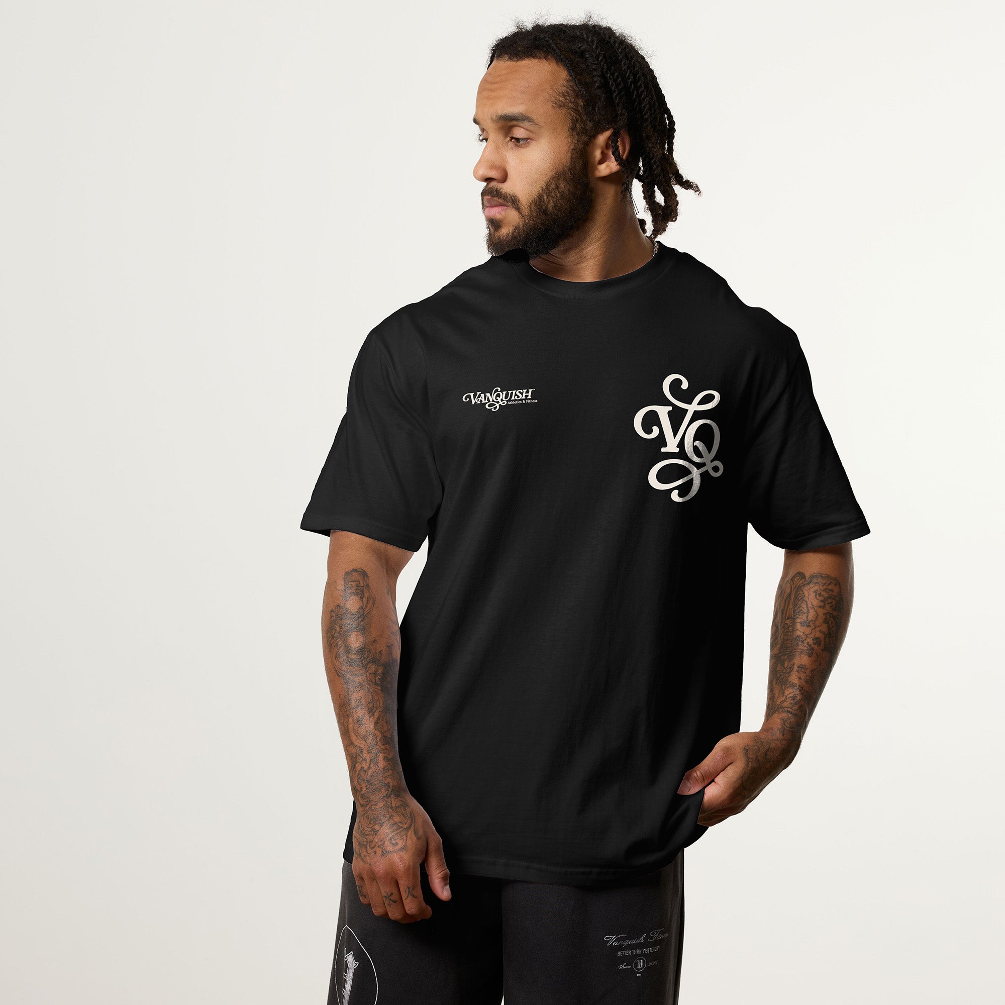 Vanquish Revolve Clubhouse Black Oversized T Shirt