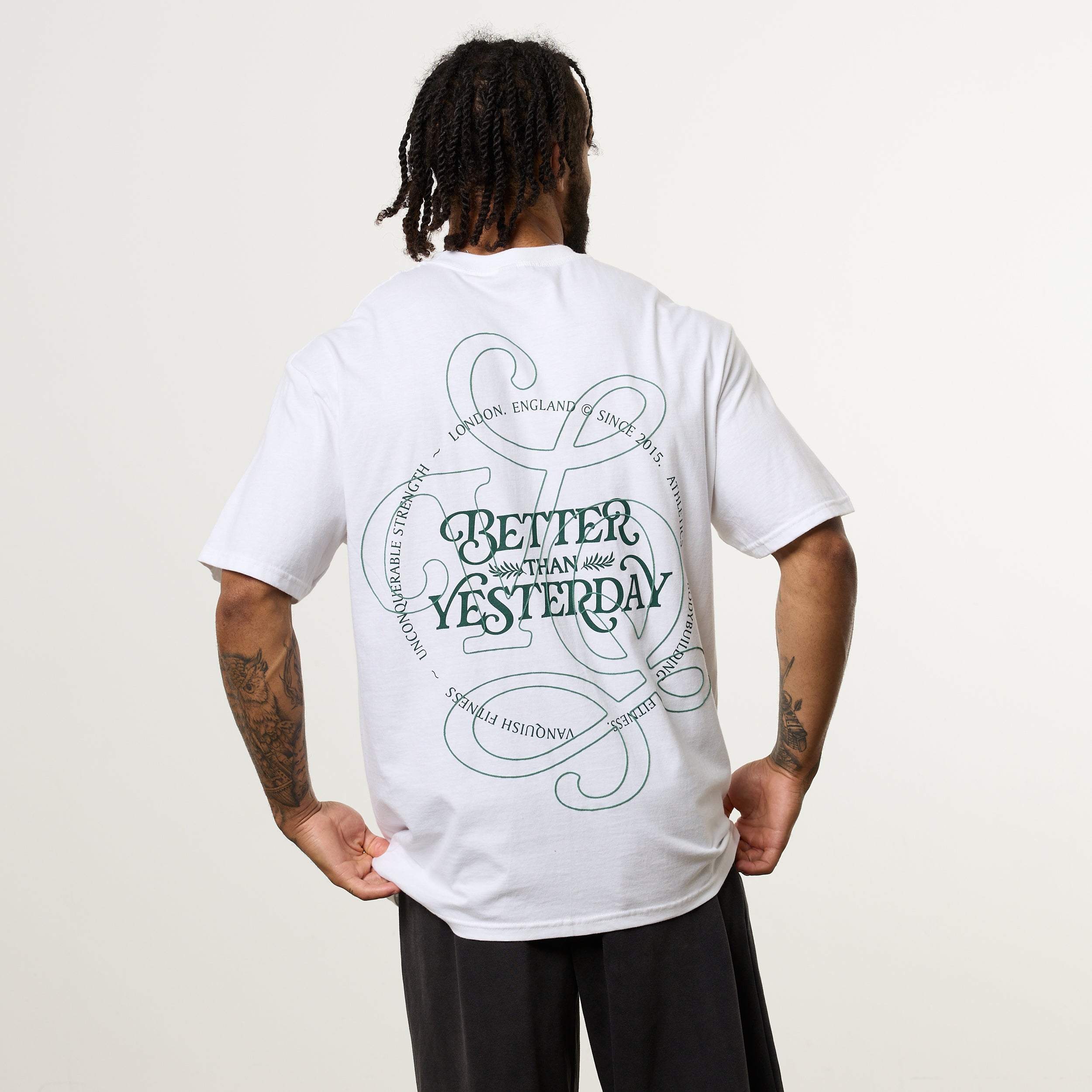 Vanquish Revolve Filigree White Oversized T Shirt