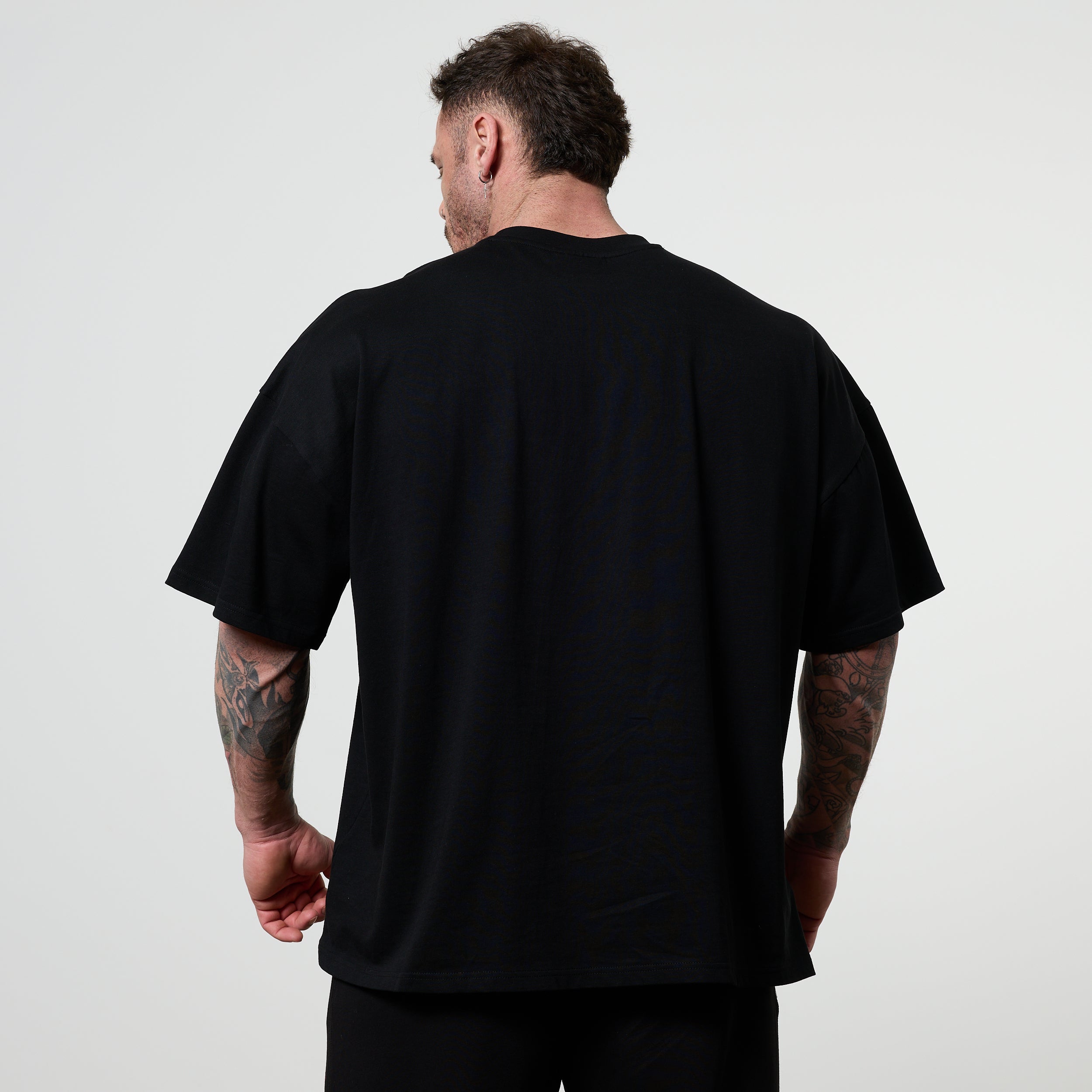 Vanquish Olympus Black Heavyweight Oversized Boxy T Shirt