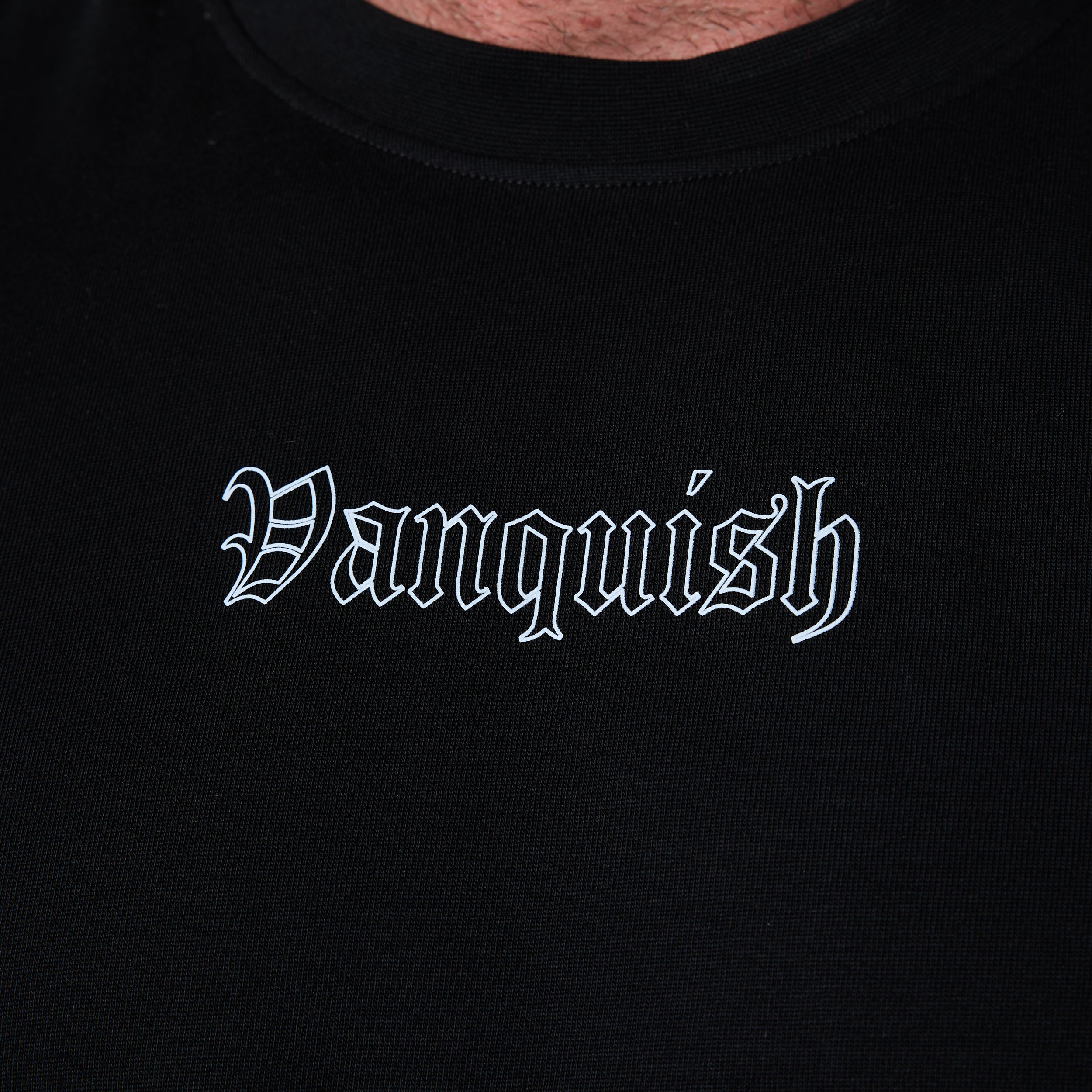 Vanquish Olympus Black Heavyweight Oversized Boxy T Shirt