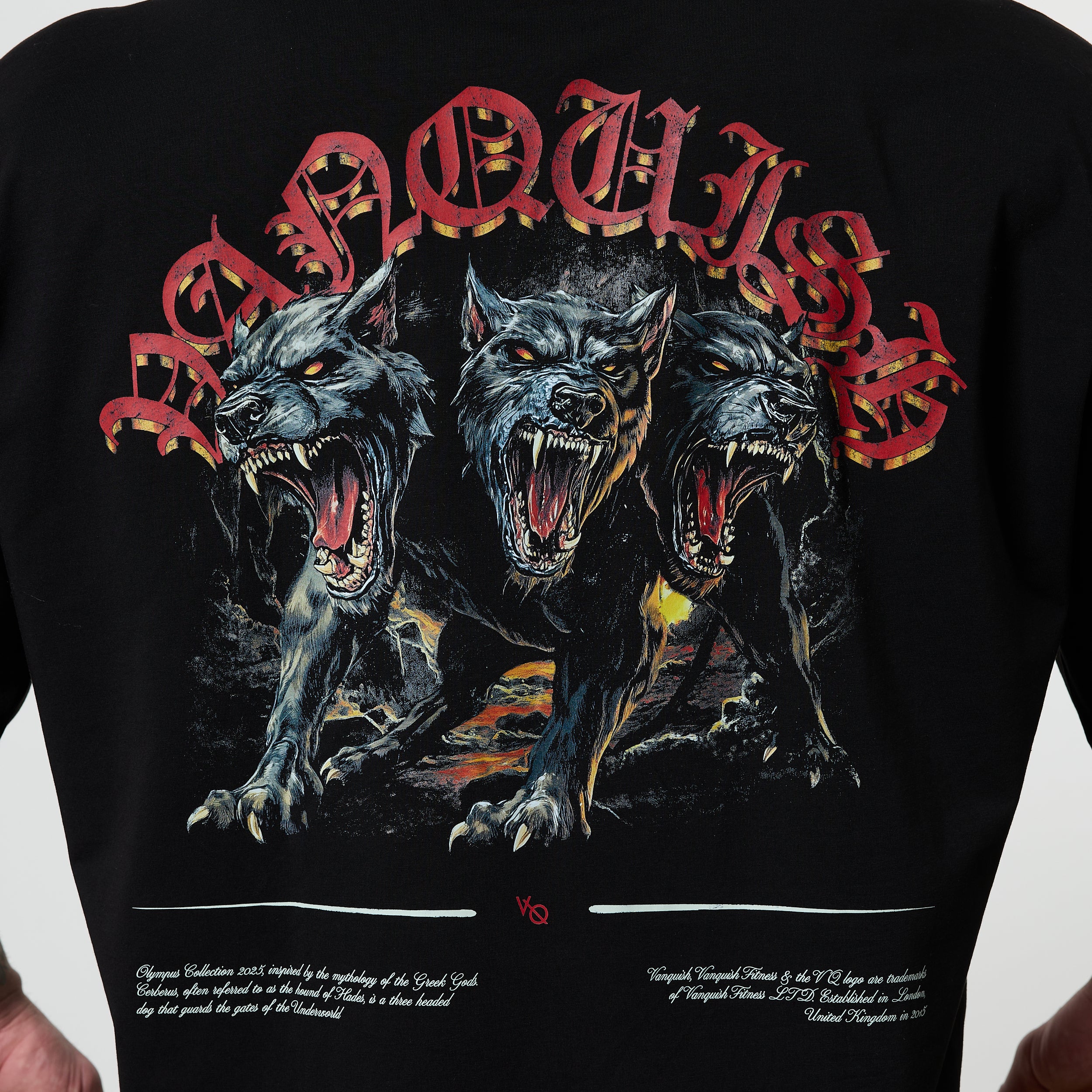 Vanquish Olympus Black Cerberus Oversized Boxy T Shirt