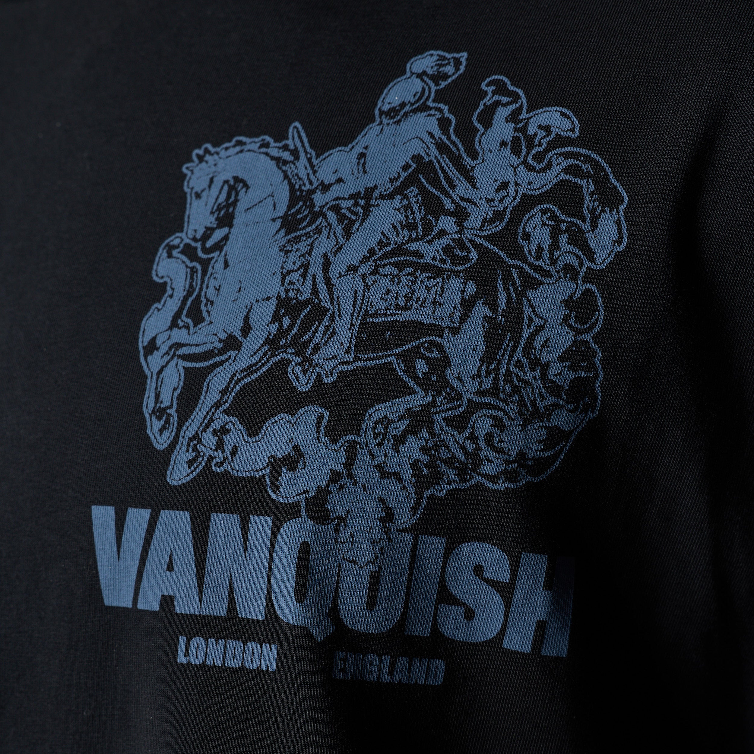 CAMELOT BLACK OVERSIZED T SHIRT