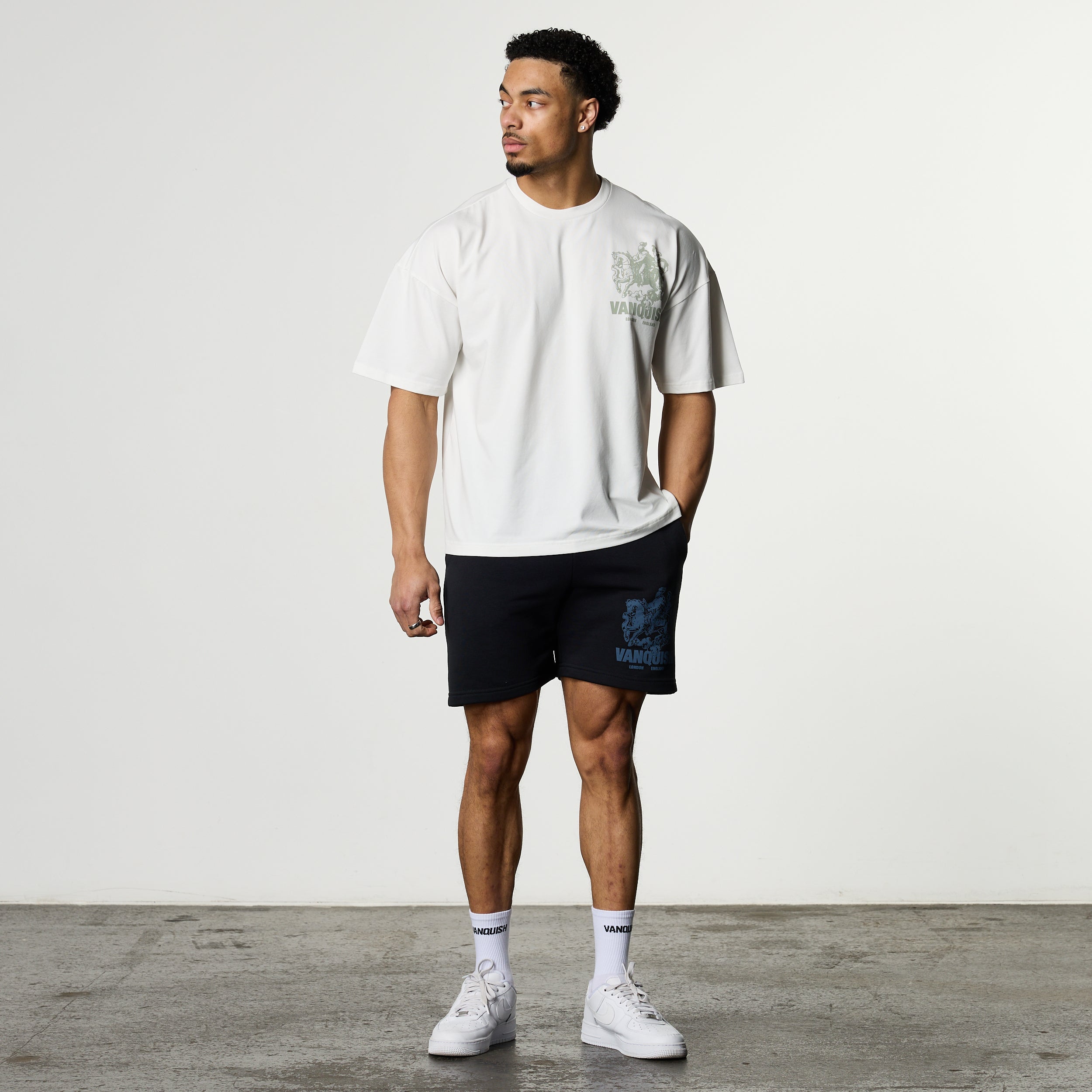 CAMELOT WHITE OVERSIZED T SHIRT