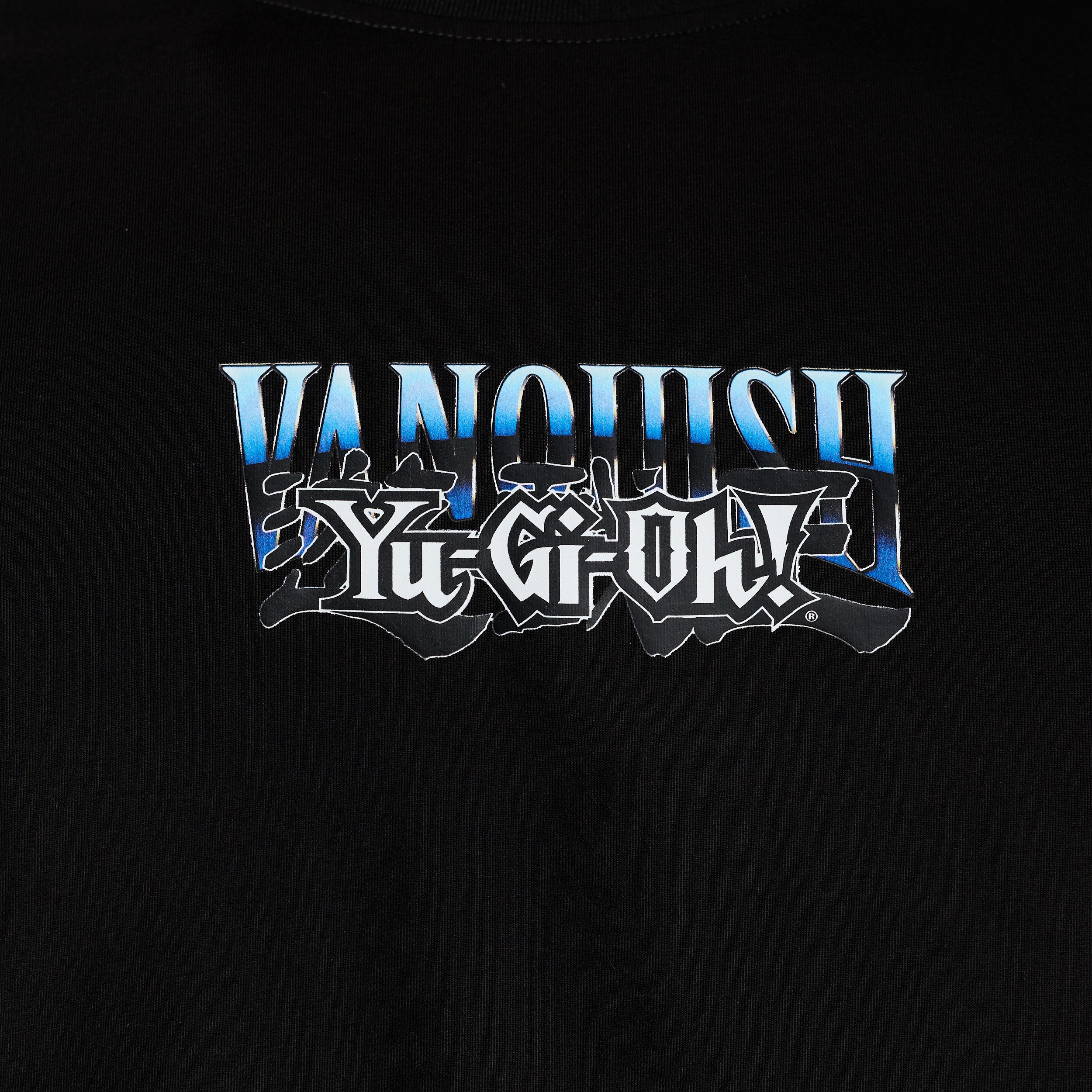 YU-GI-OH! BLUE EYES WHITE DRAGON BLACK OVERSIZED T SHIRT
