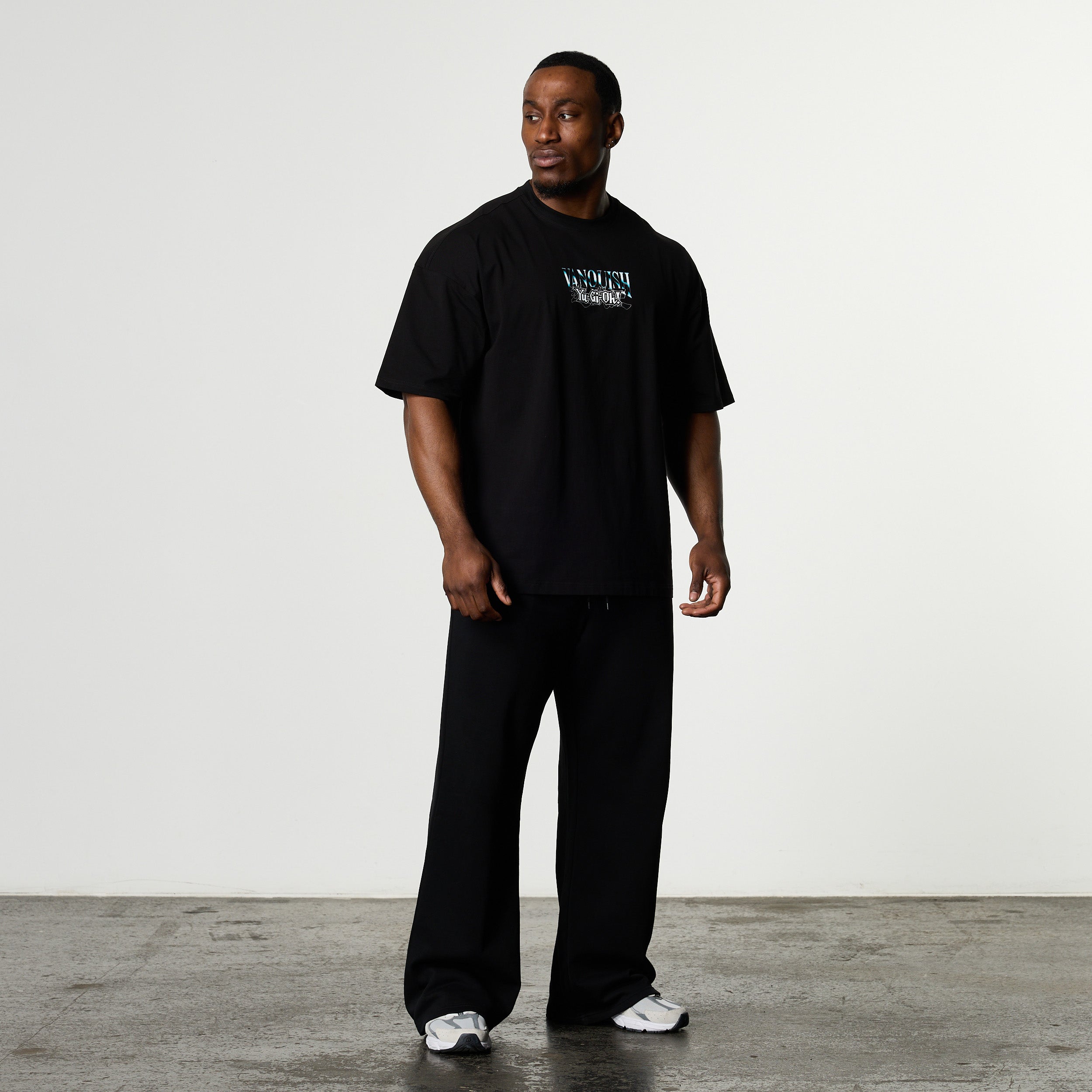 YU-GI-OH! KAIBA BLACK OVERSIZED T SHIRT