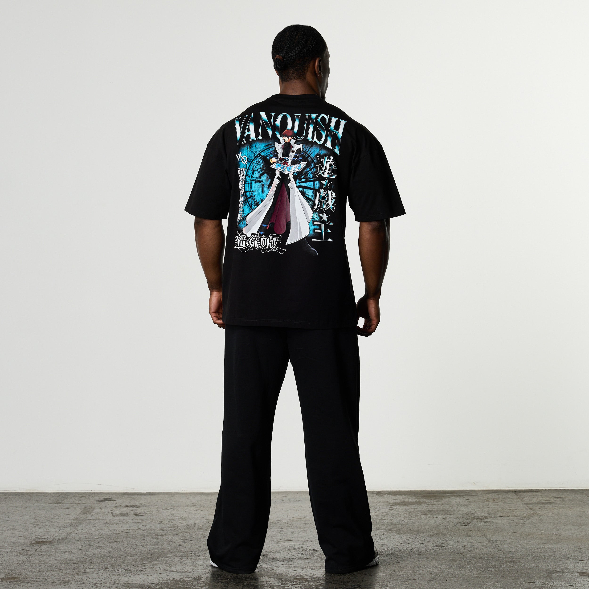 YU-GI-OH! KAIBA BLACK OVERSIZED T SHIRT