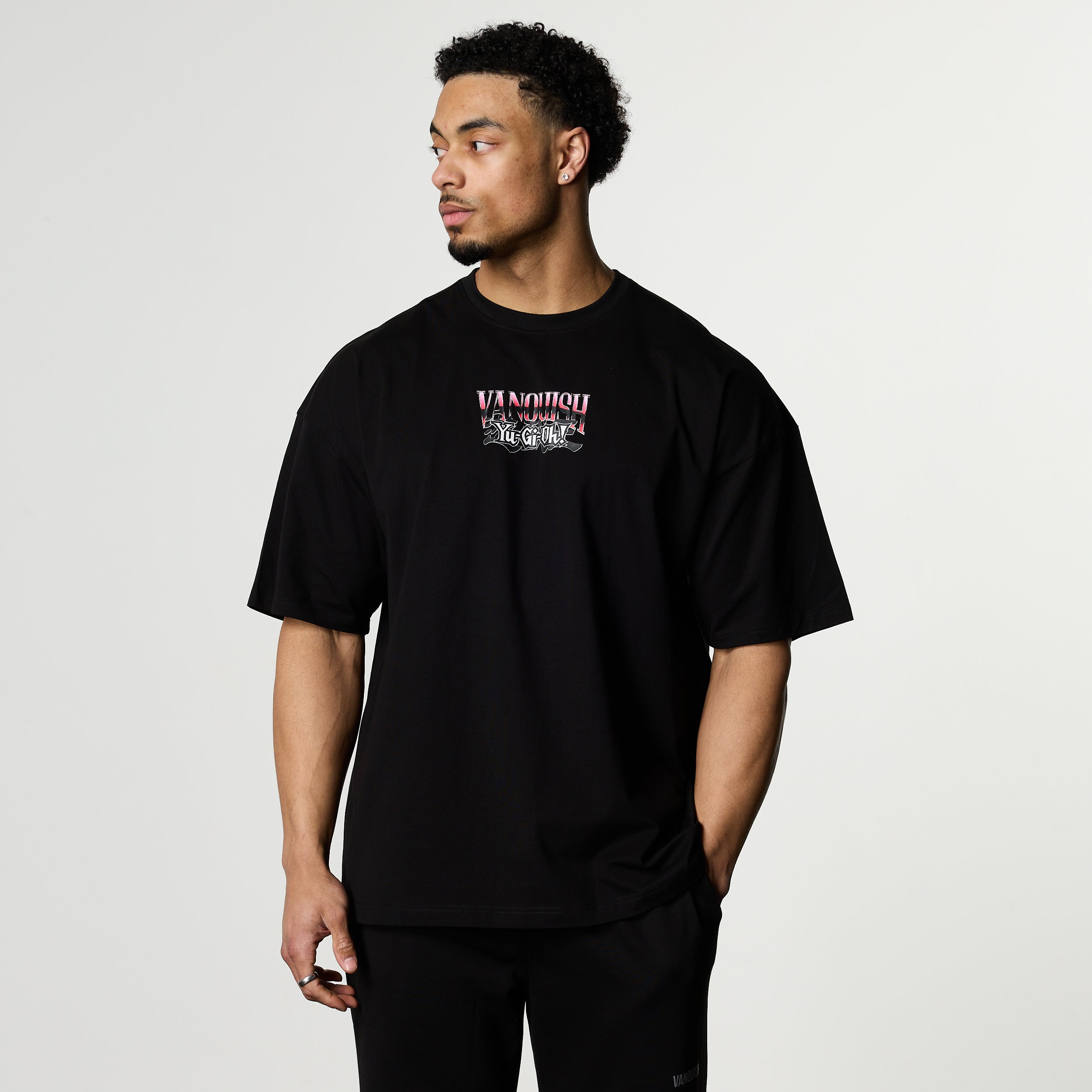 YU-GI-OH! DARK MAGICIAN GIRL BLACK OVERSIZED T SHIRT