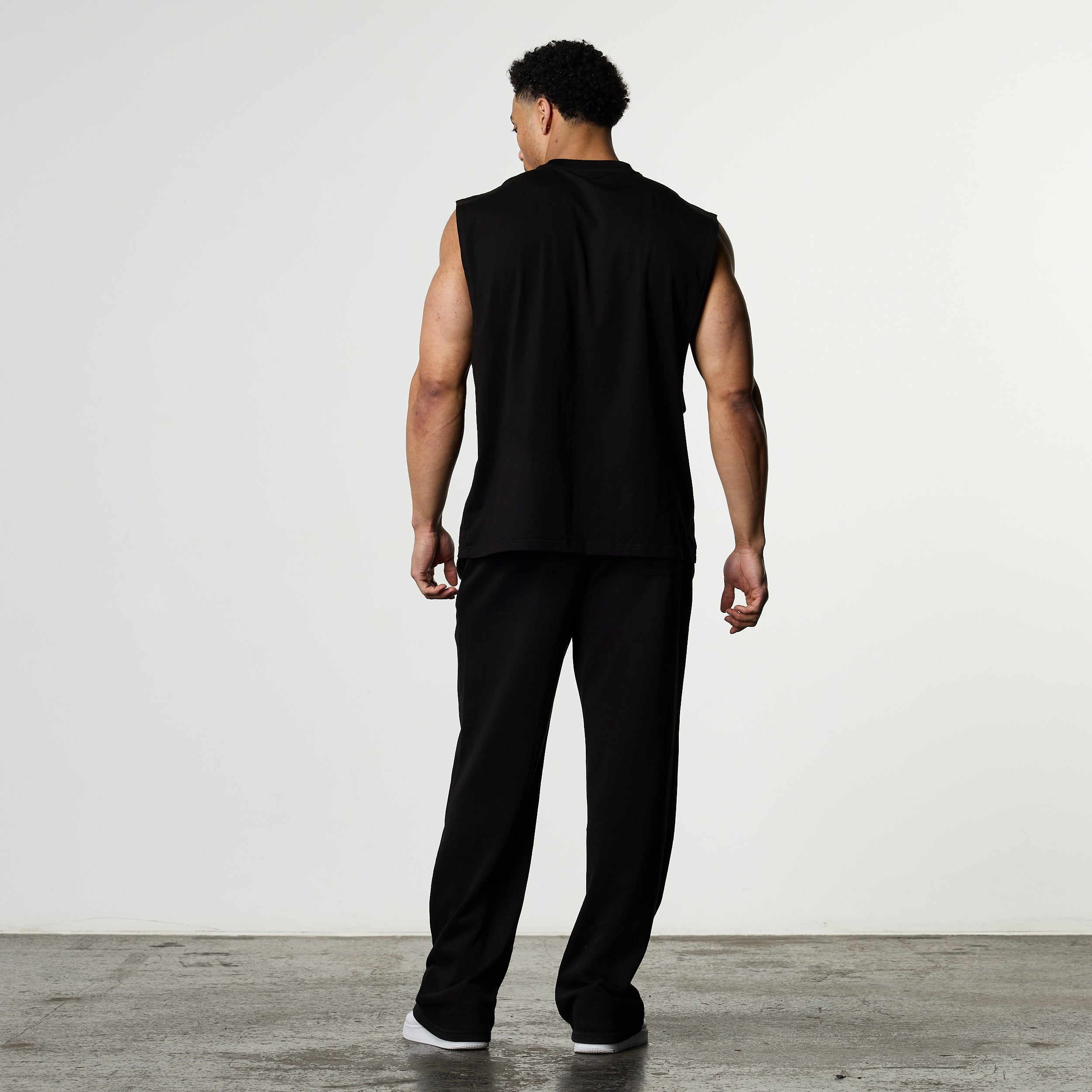 YU-GI-OH! RED EYES BLACK DRAGON BLACK BOXY SLEEVELESS T SHIRT