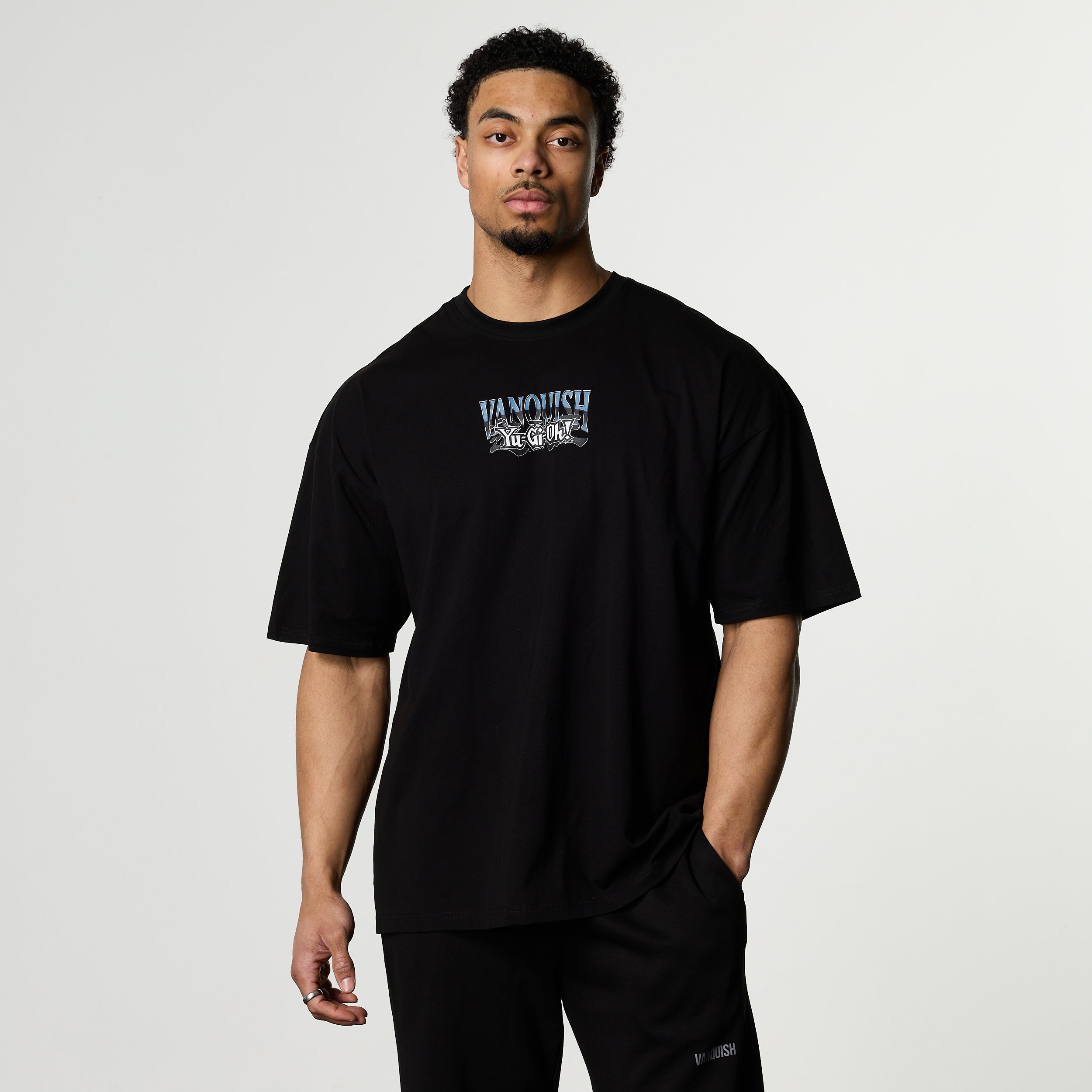 YU-GI-OH! DARK MAGICIAN BLACK OVERSIZED T SHIRT