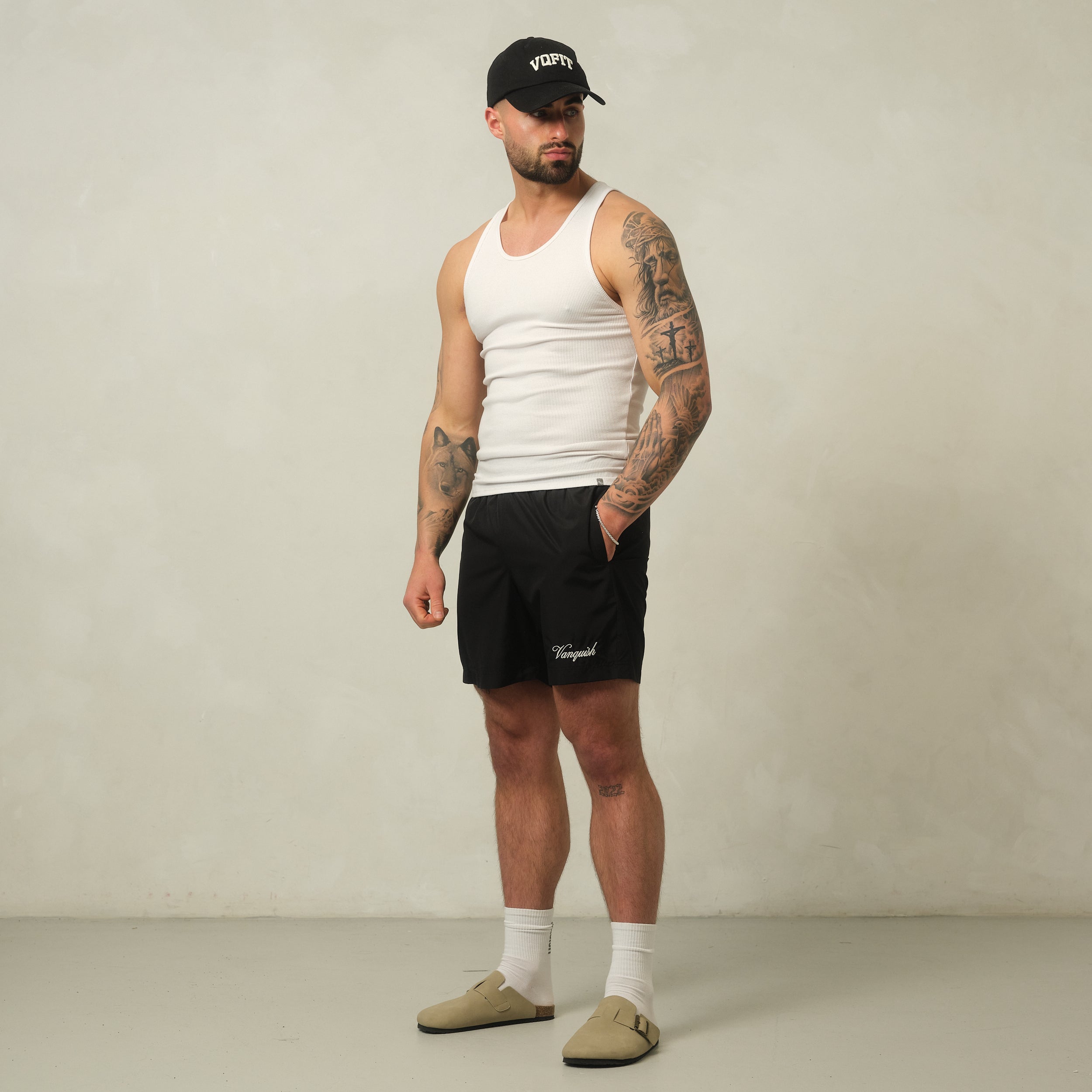 Vanquish Off Season Black Swim Shorts
