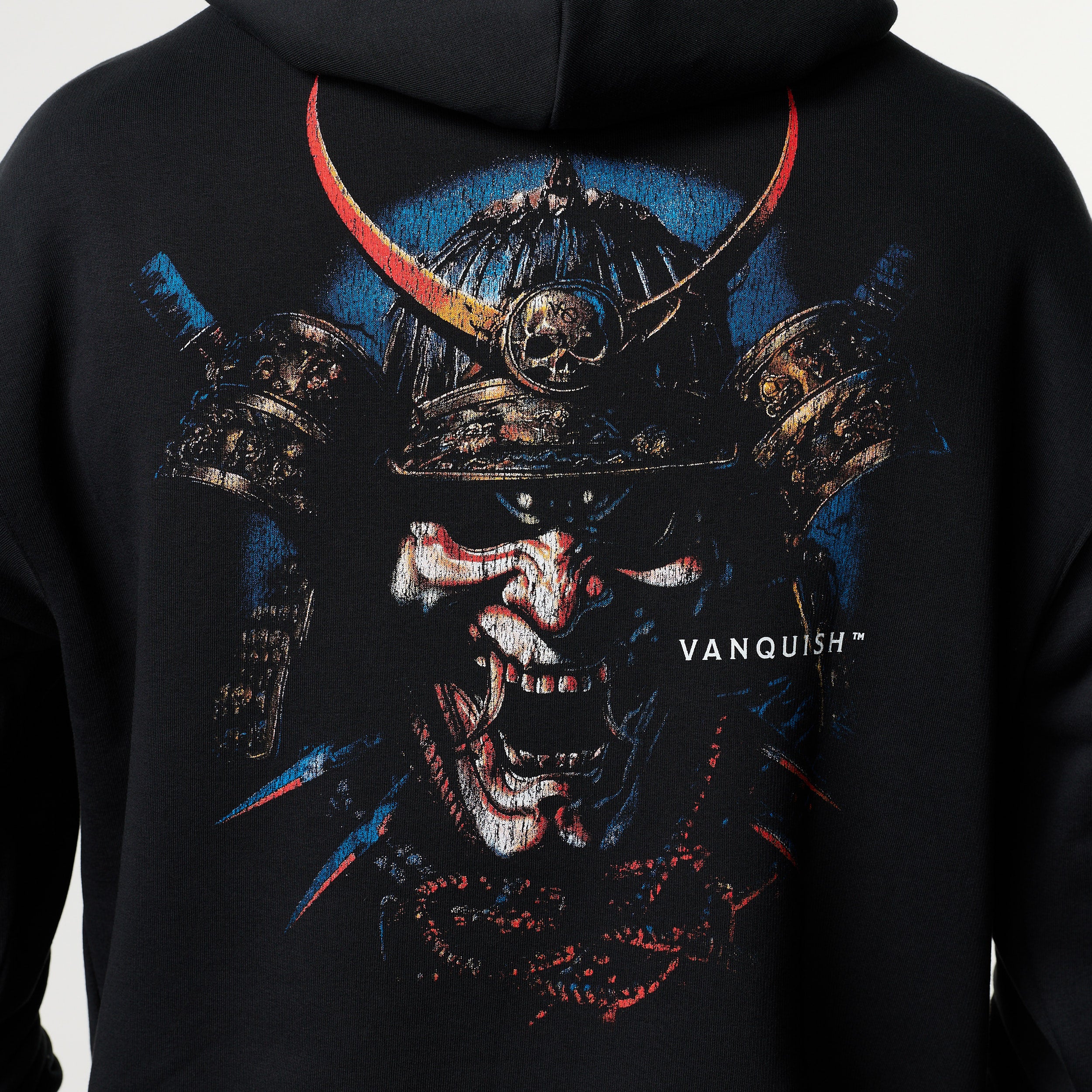 SHINTO GODS RONIN BLACK OVERSIZED HOODIE