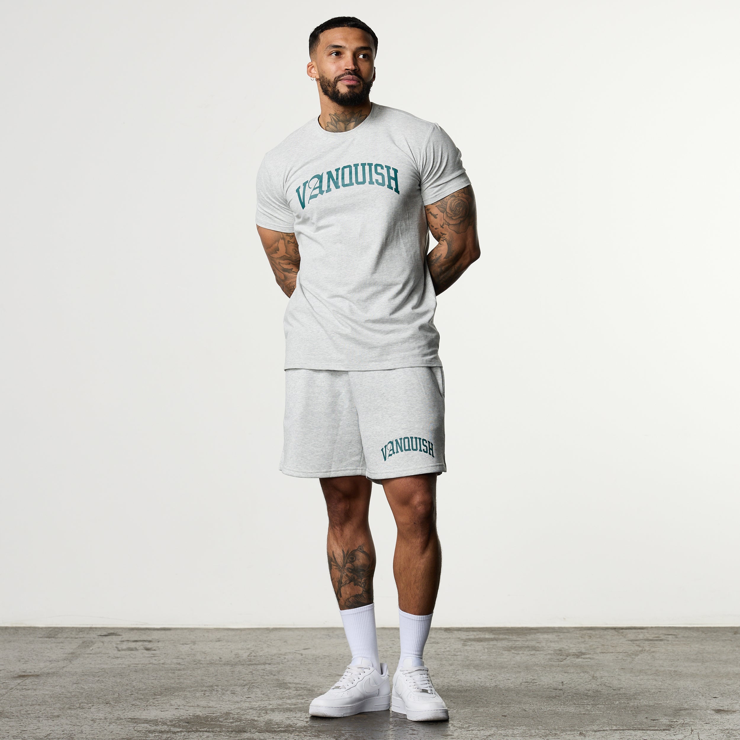 ACADEMY ARCH GREY SLIM FIT T SHIRT