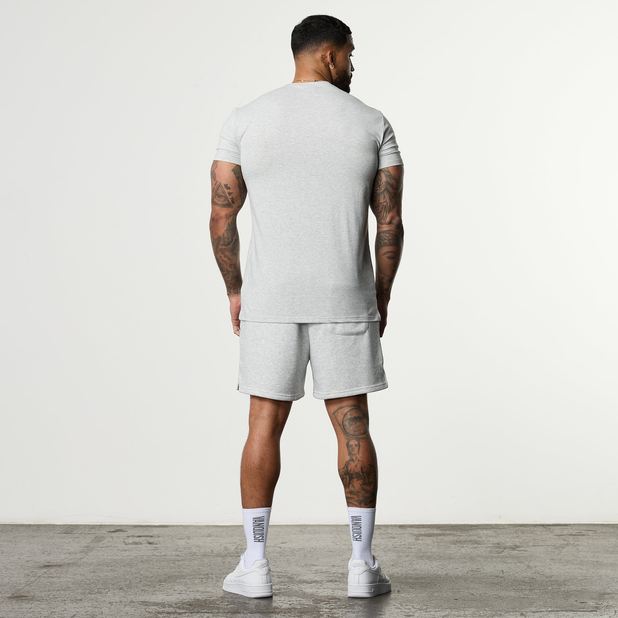 ACADEMY ARCH GREY SLIM FIT T SHIRT