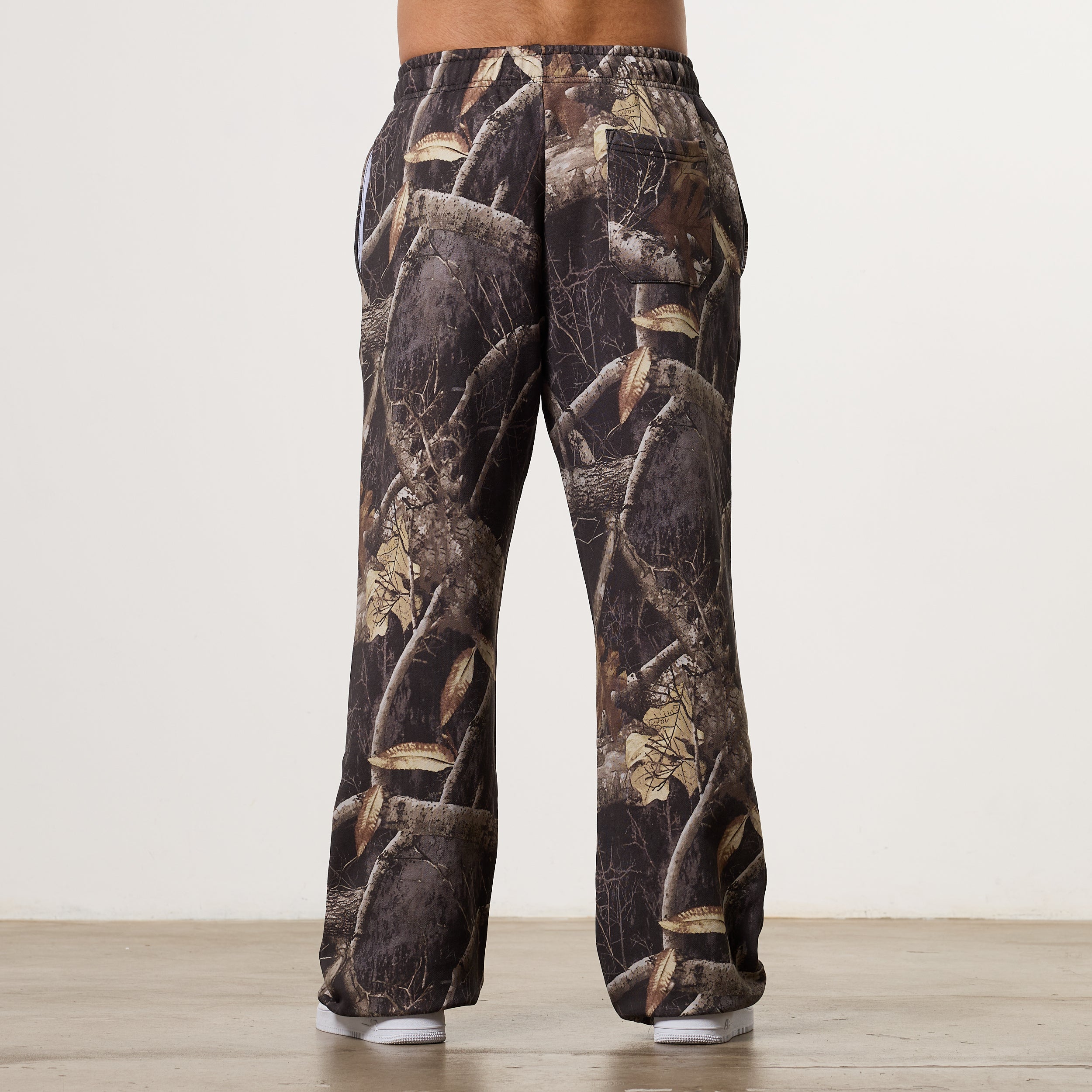 CAMO BLACK  STRAIGHT LEG SWEATPANTS