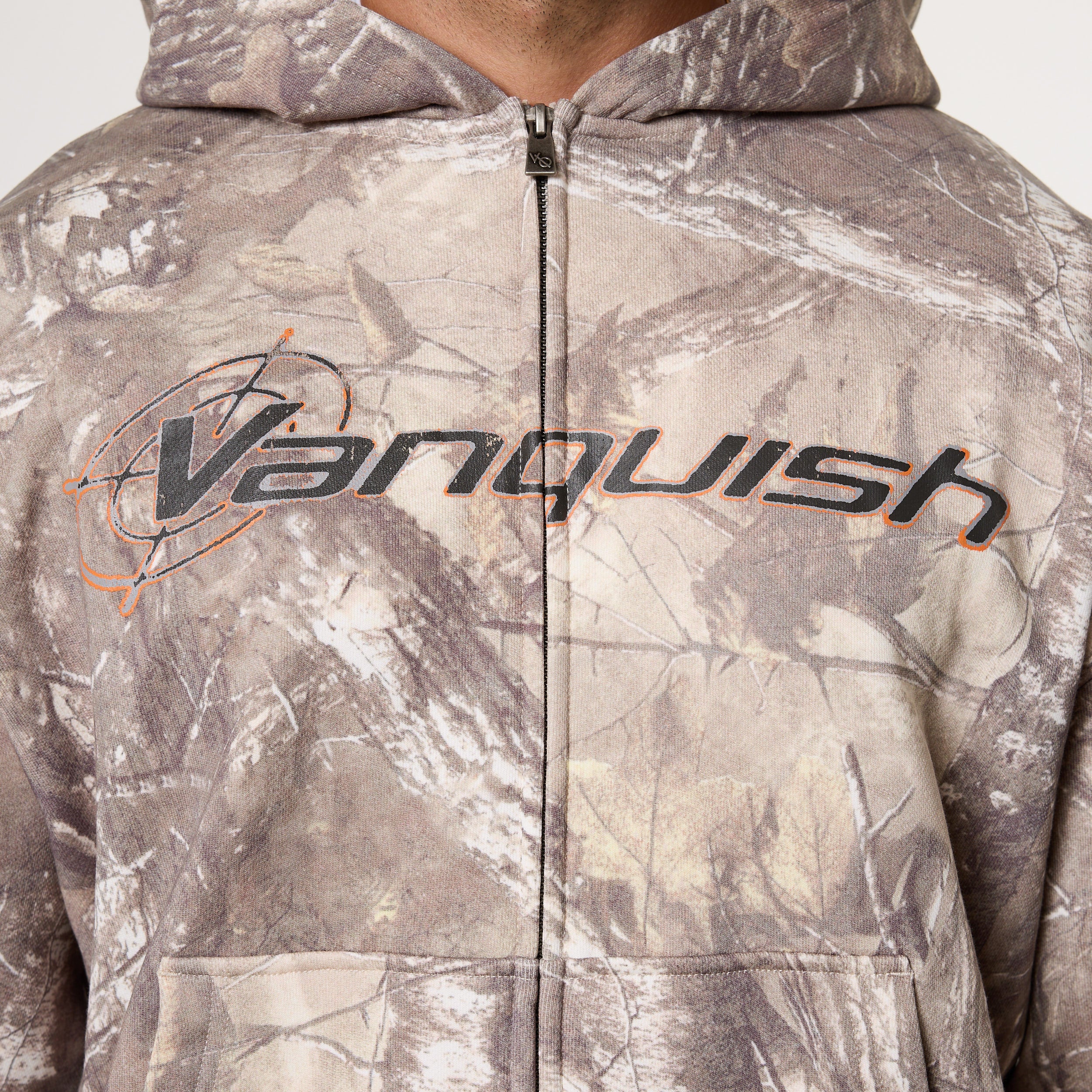 CAMO STONE OVERSIZED FULL ZIP HOODIE