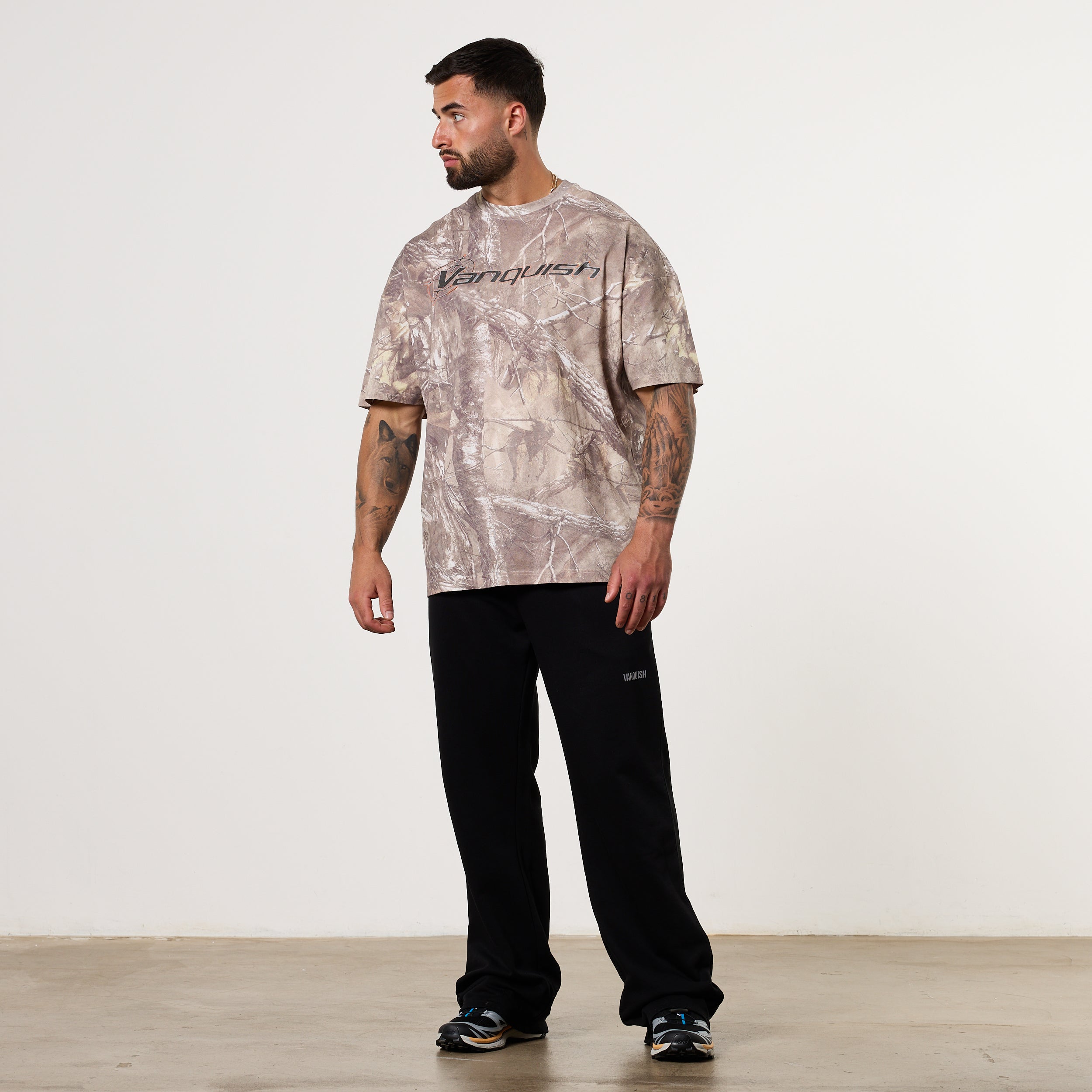CAMO STONE OVERSIZED BOXY T SHIRT