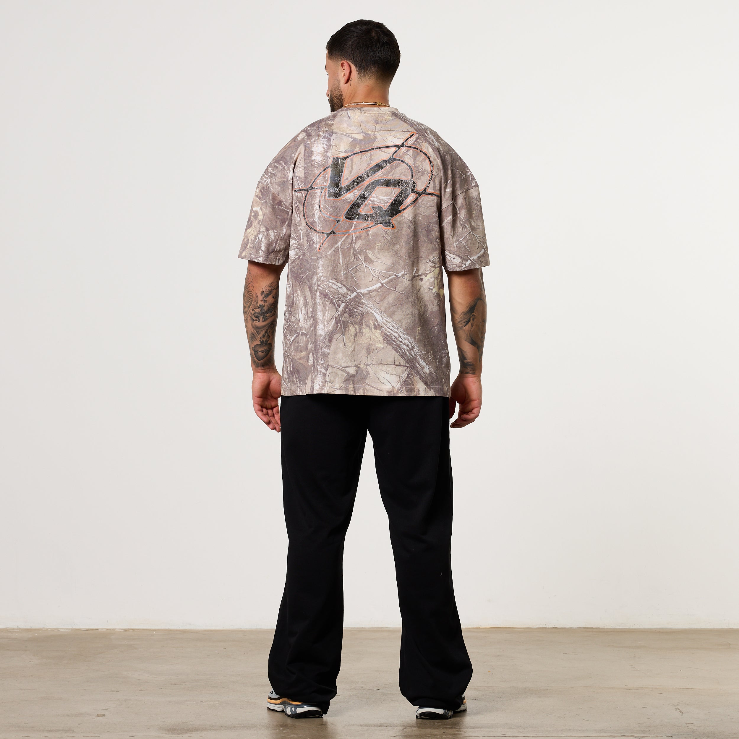 CAMO STONE OVERSIZED BOXY T SHIRT