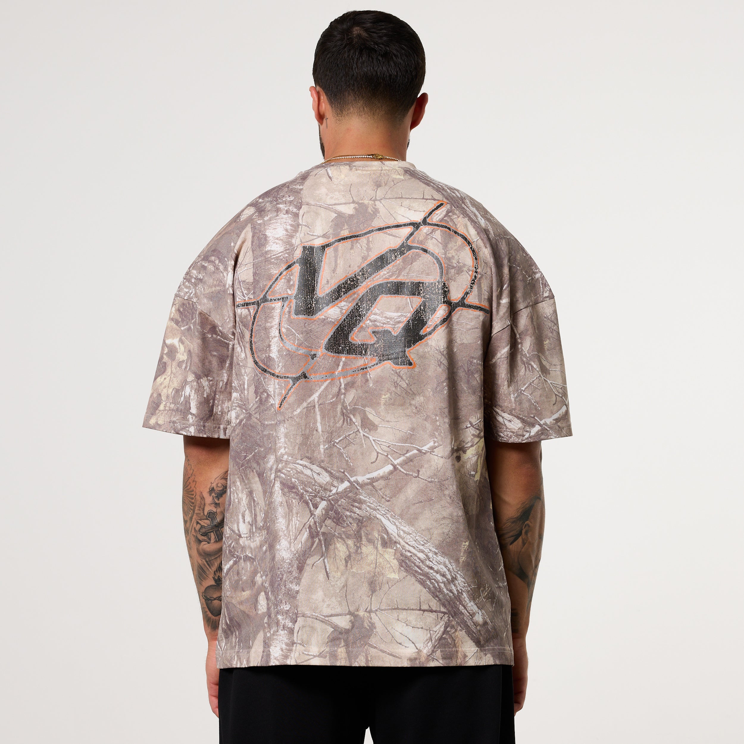 CAMO STONE OVERSIZED BOXY T SHIRT