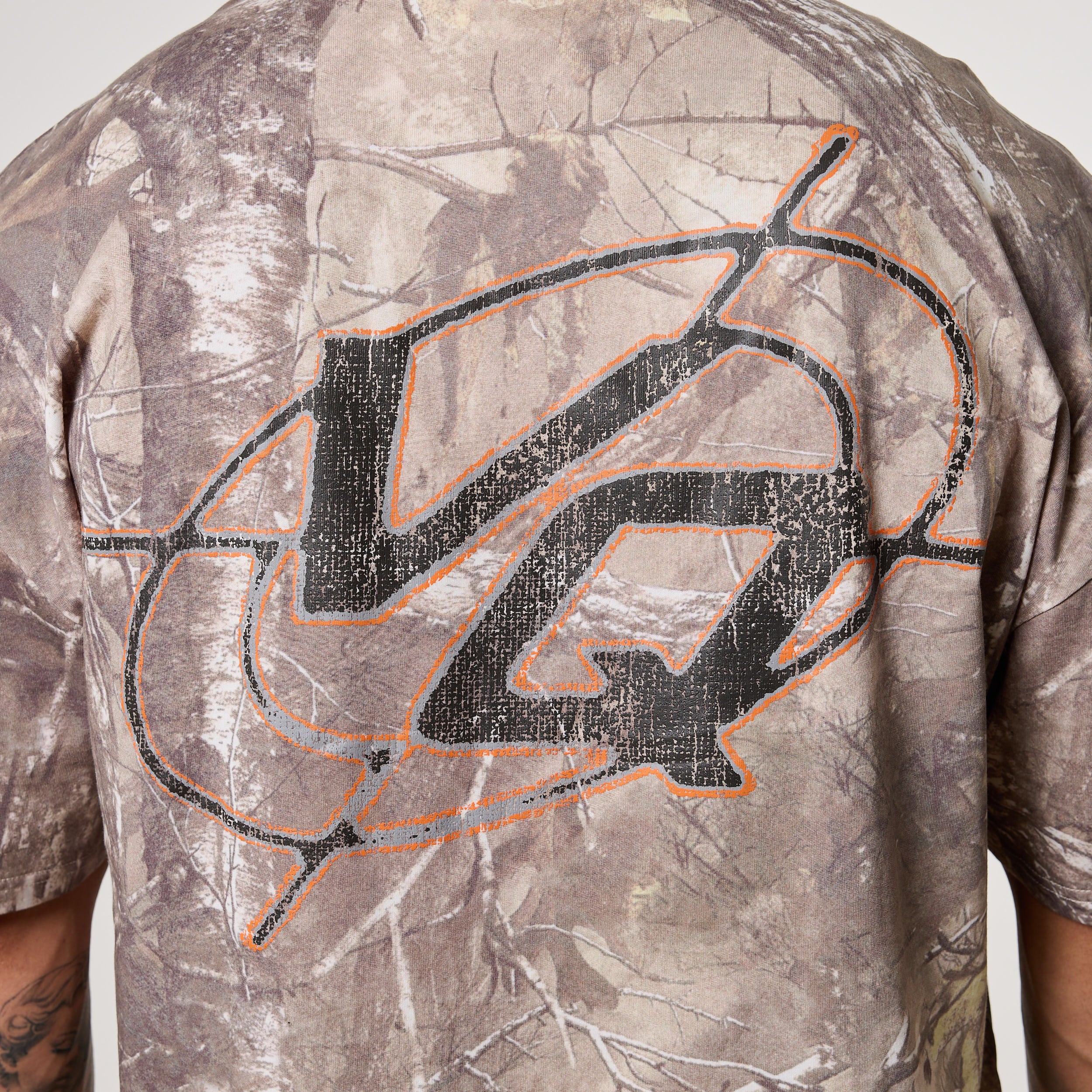CAMO STONE OVERSIZED BOXY T SHIRT