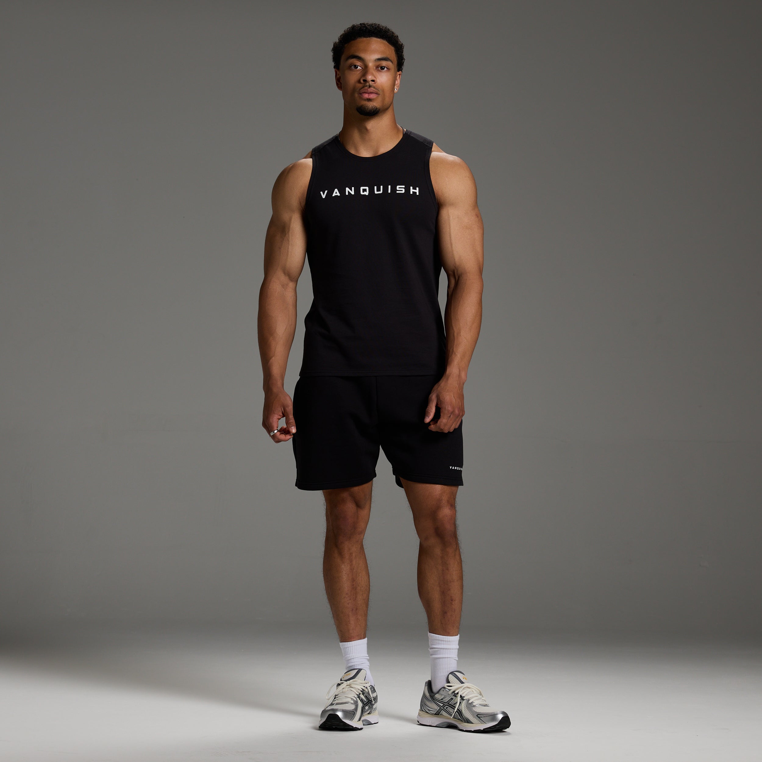VANQUISH ORIGIN BLACK SLIM FIT JERSEY TAN