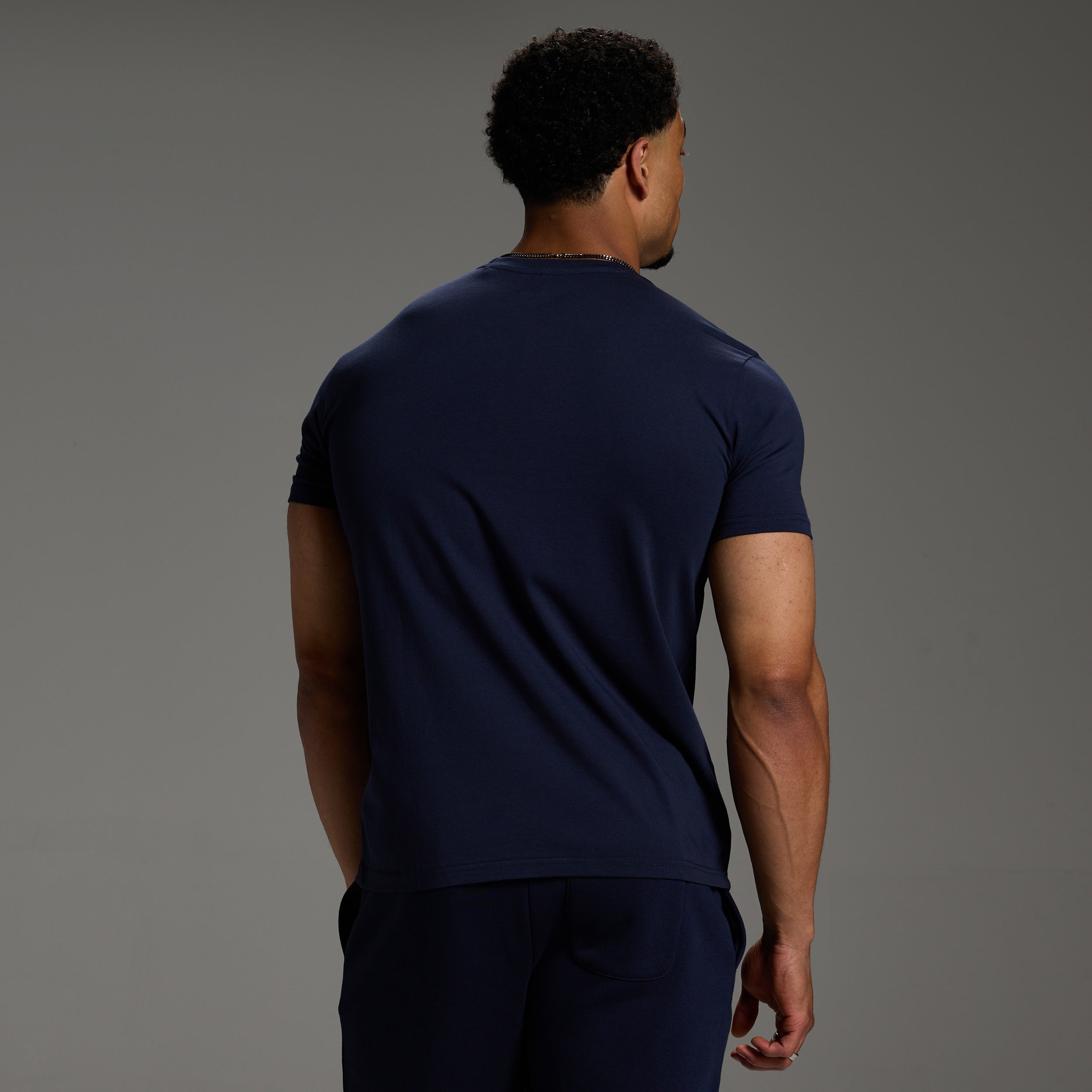 ORIGIN NAVY SLIM FIT T SHIRT