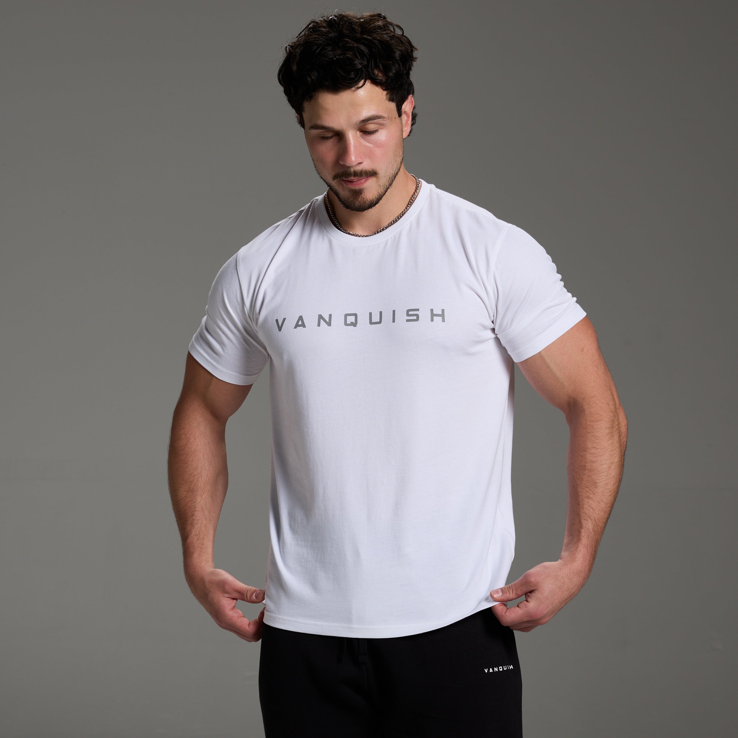 ORIGIN WHITE SLIM FIT T SHIRT