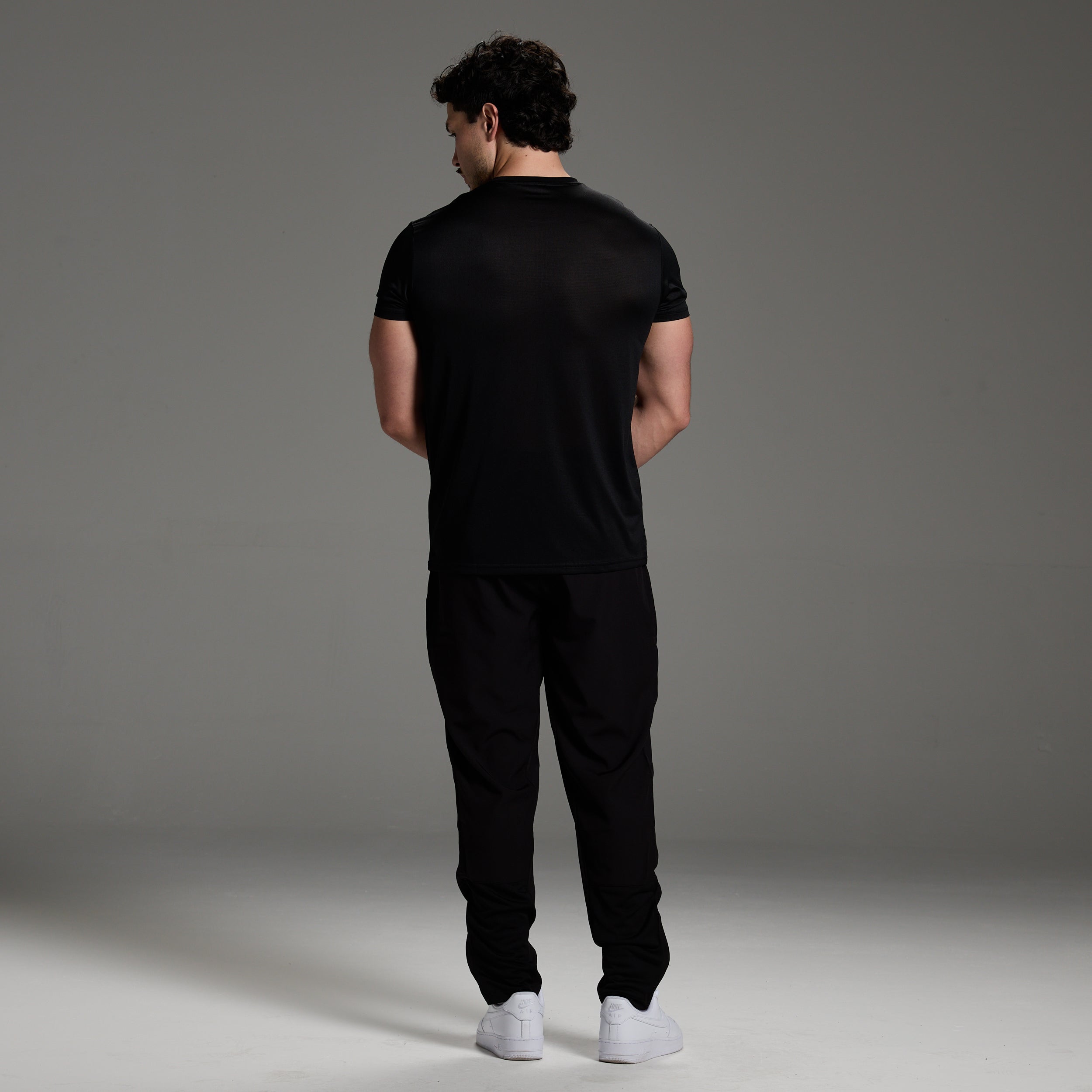 ORIGIN BLACK SLIM FIT PERFORMANCE T SHIRT