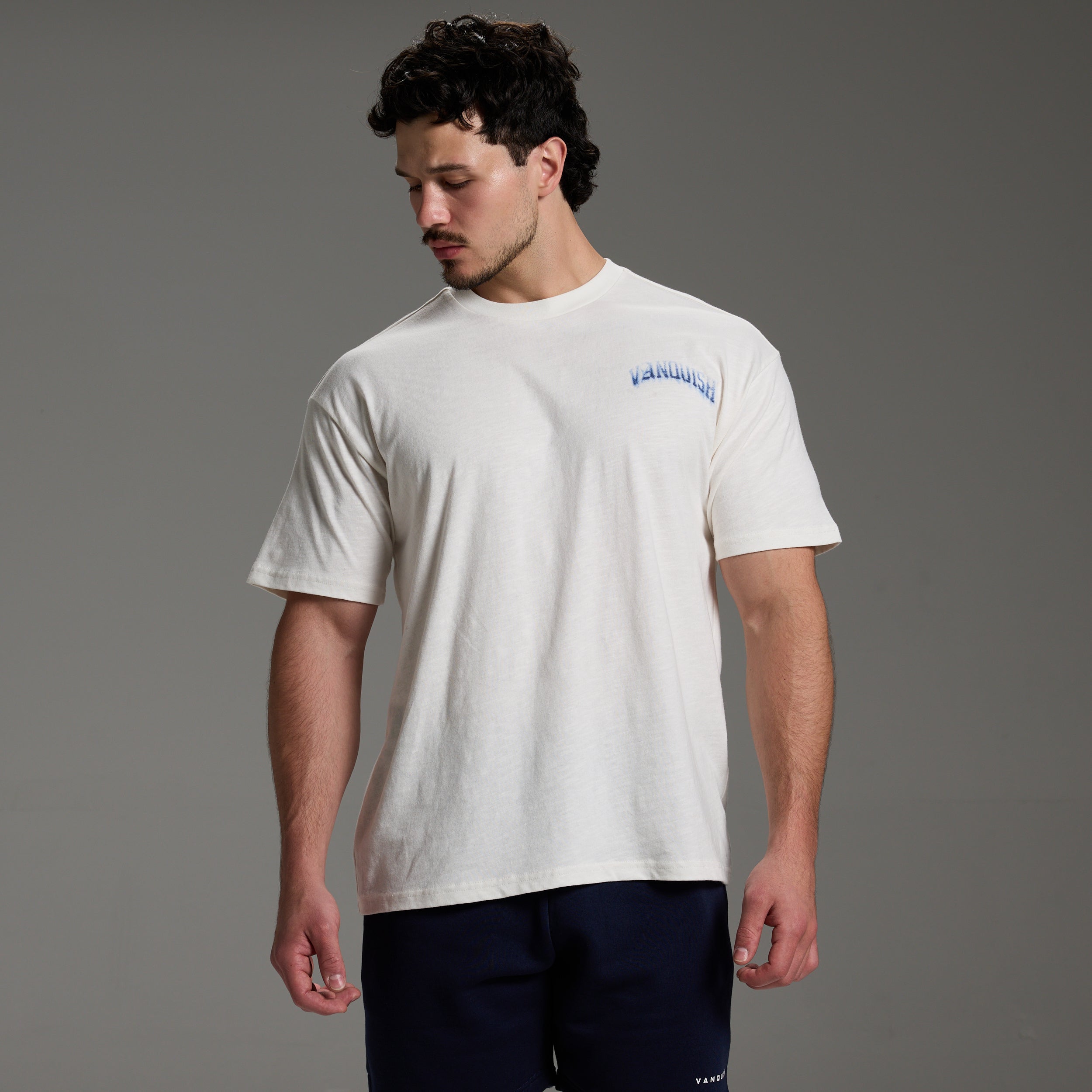 SLUB SANDSTORM ECRU OVERSIZED T SHIRT