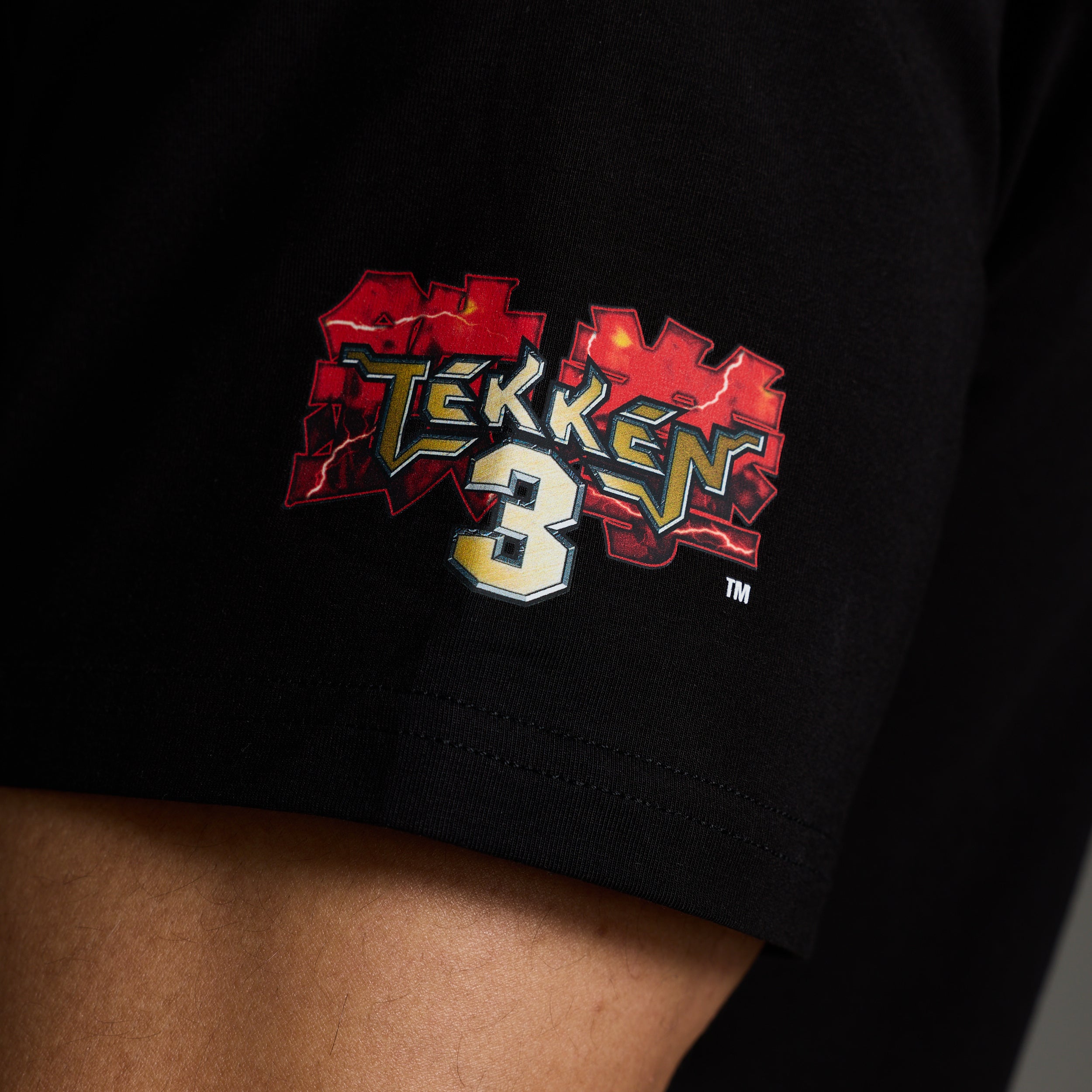 TEKKEN COLLAGE BLACK OVERSIZED T SHIRT