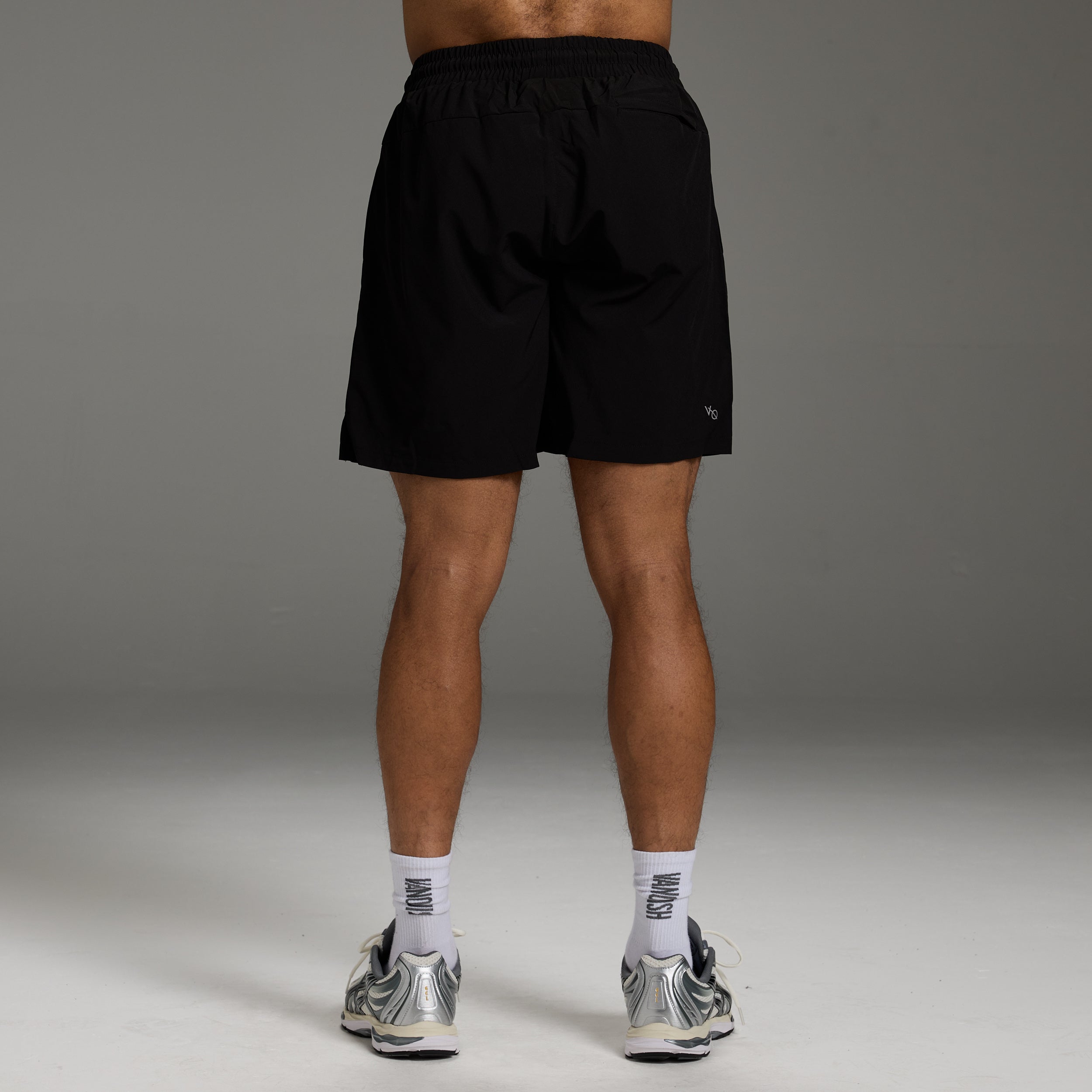 Vanquish Essential Black 7" Performance Shorts