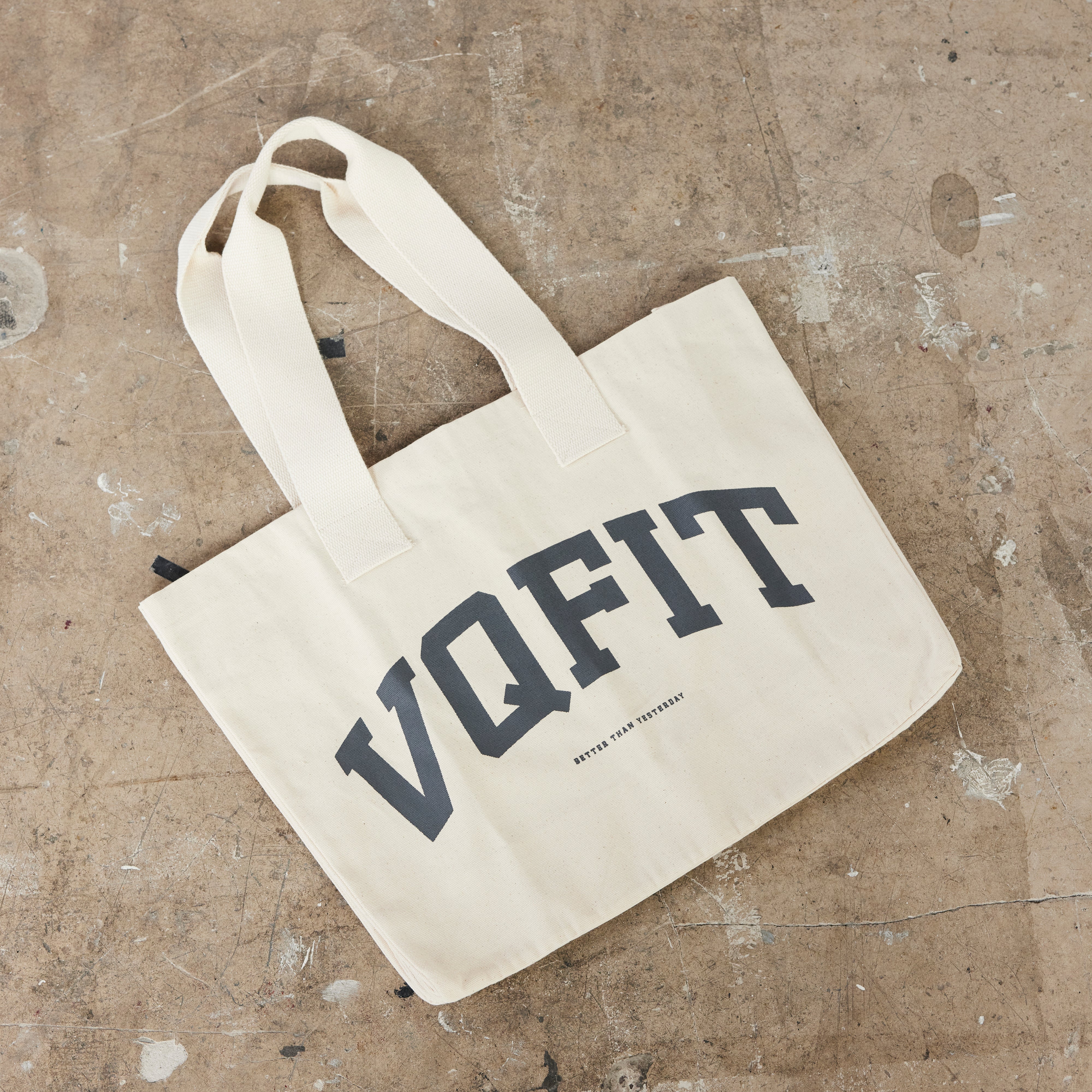 Vanquish White VQFIT Tote Bag