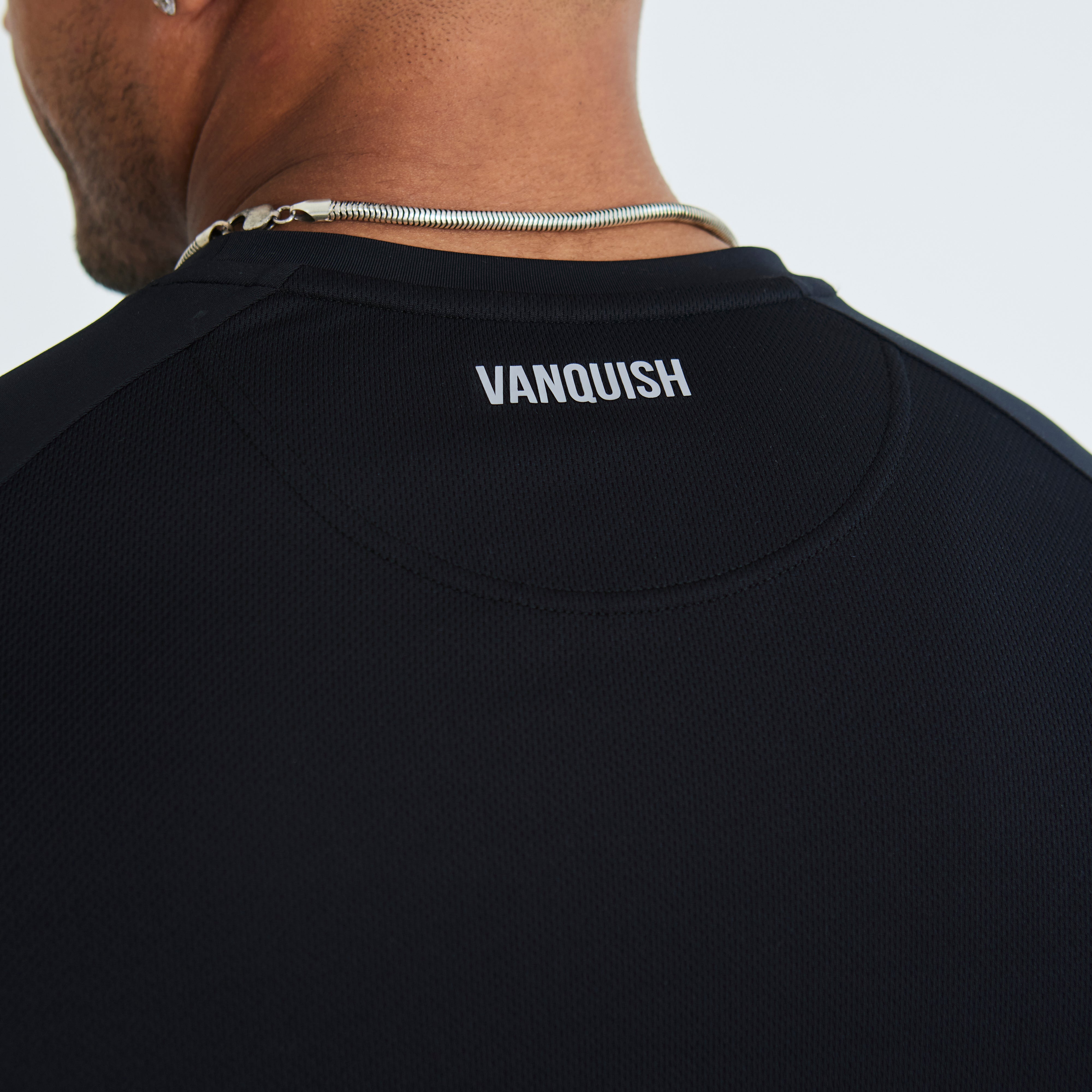 Vanquish Essential Black Performance Short Sleeve T Shirt