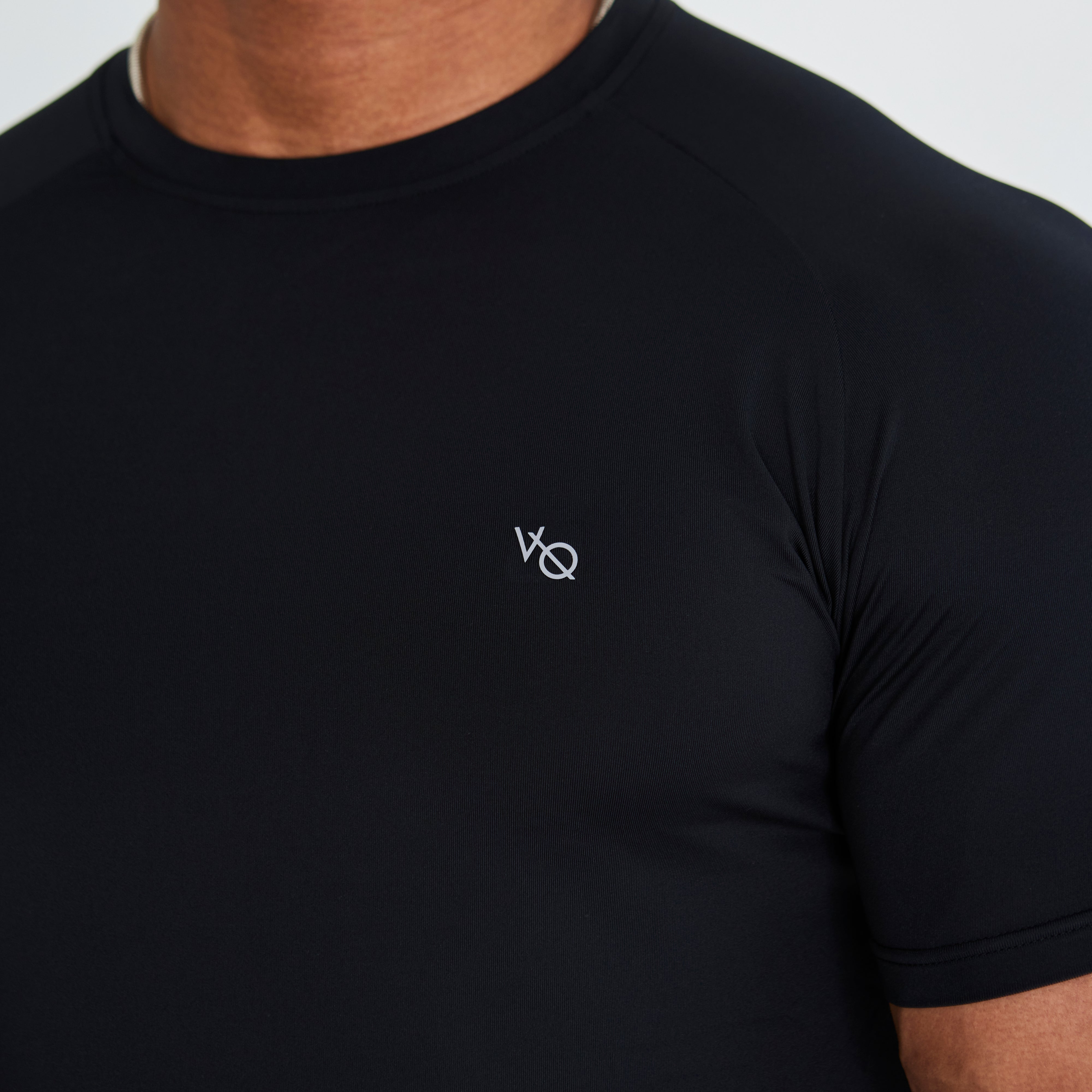Vanquish Essential Black Performance Short Sleeve T Shirt