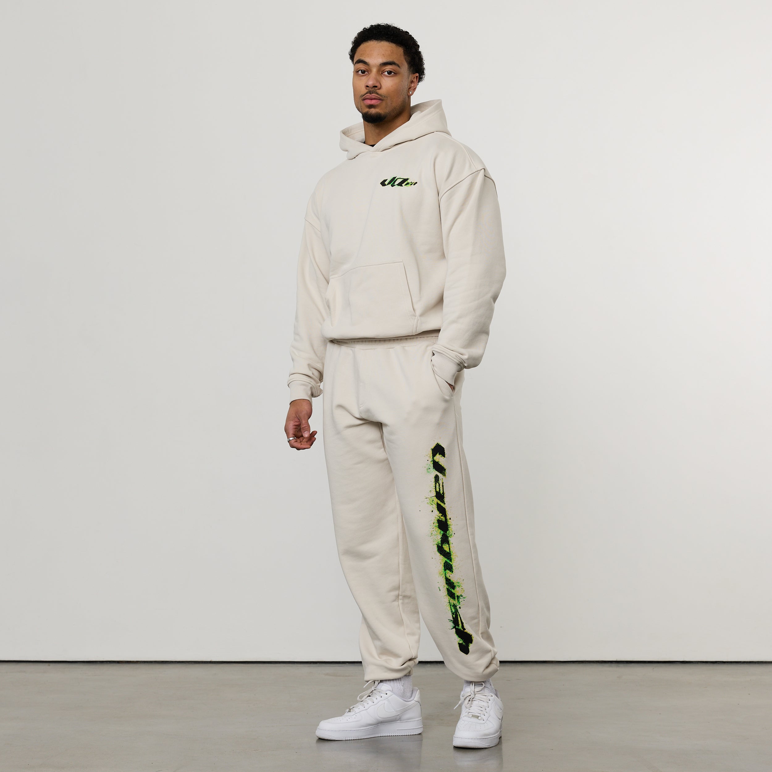 ACID OFF WHITE OVERSIZED HOODIE