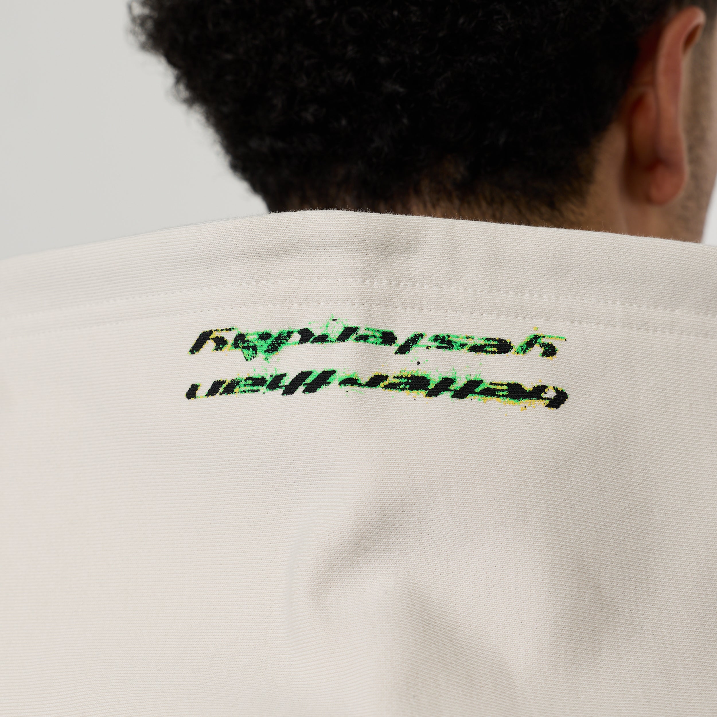 ACID OFF WHITE OVERSIZED HOODIE