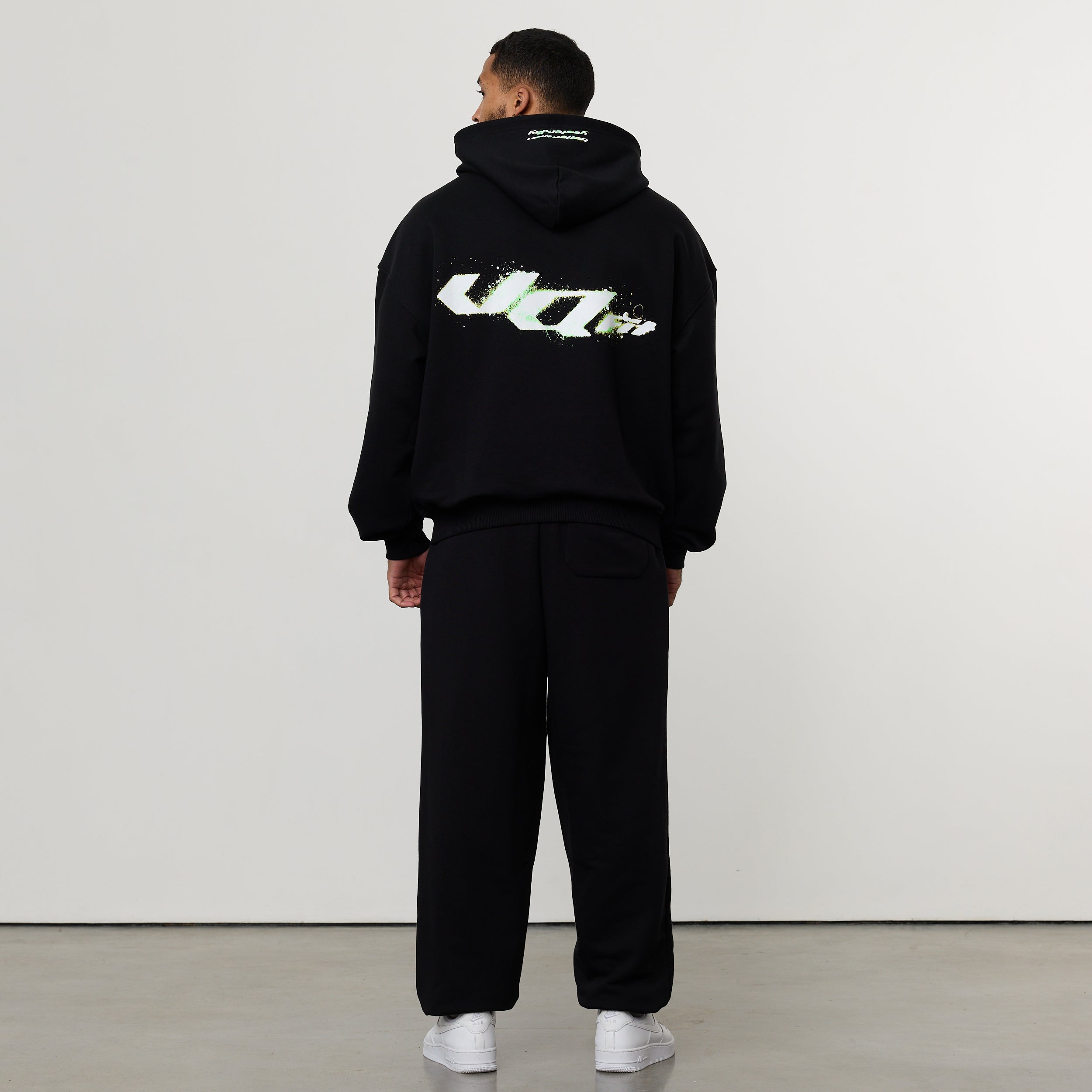 ACID BLACK OVERSIZED HOODIE