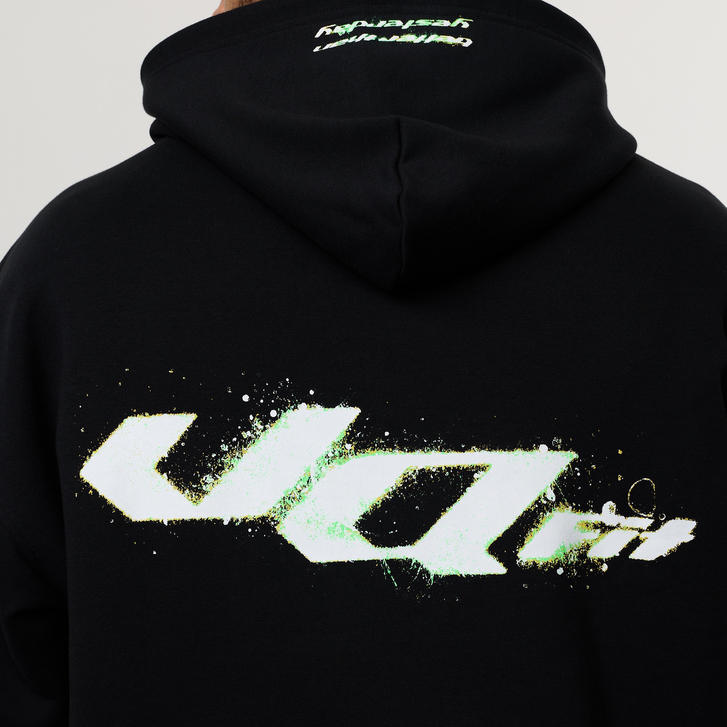 ACID BLACK OVERSIZED HOODIE